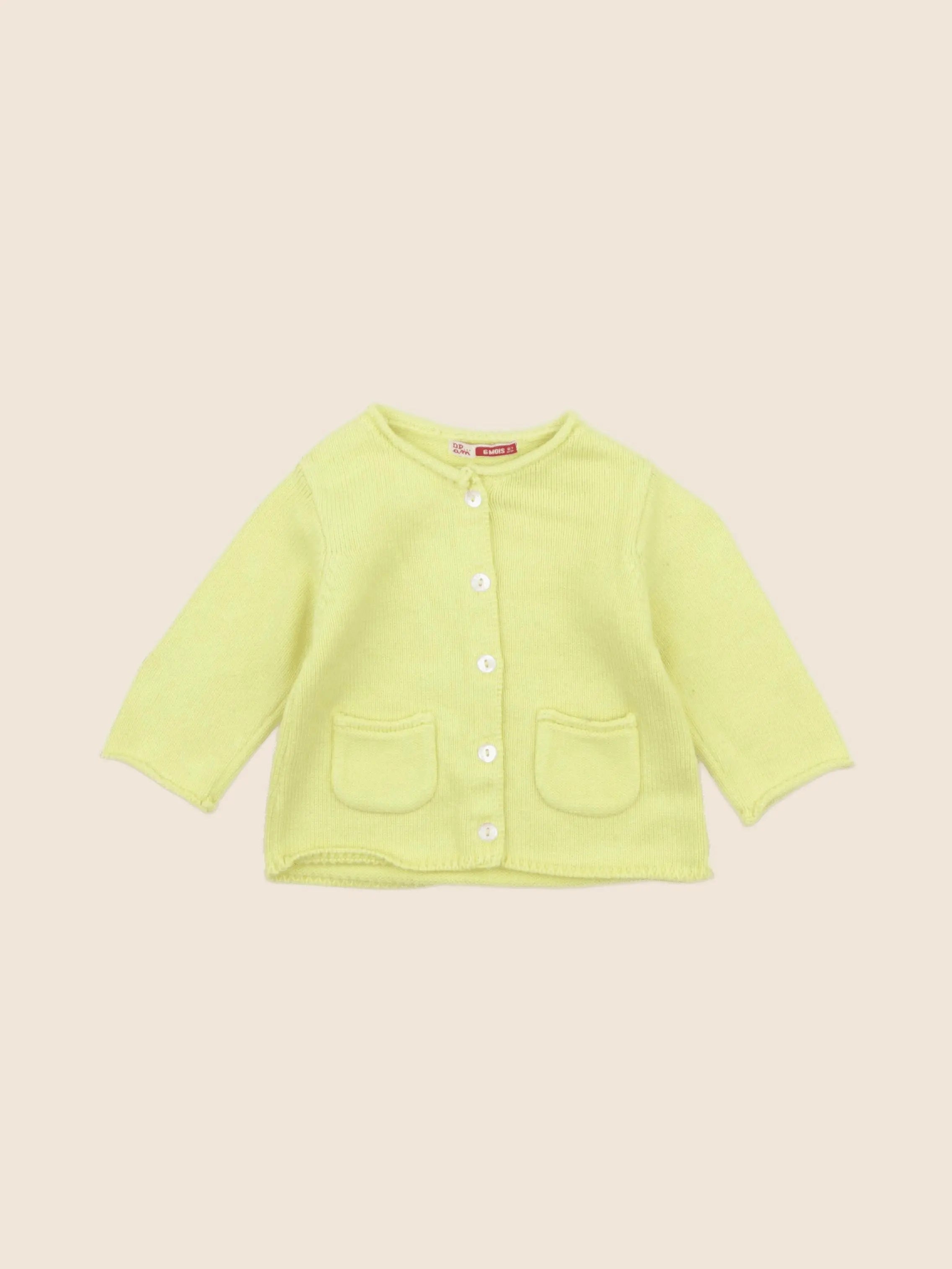 DPAM - gilet jaune - 6 mois