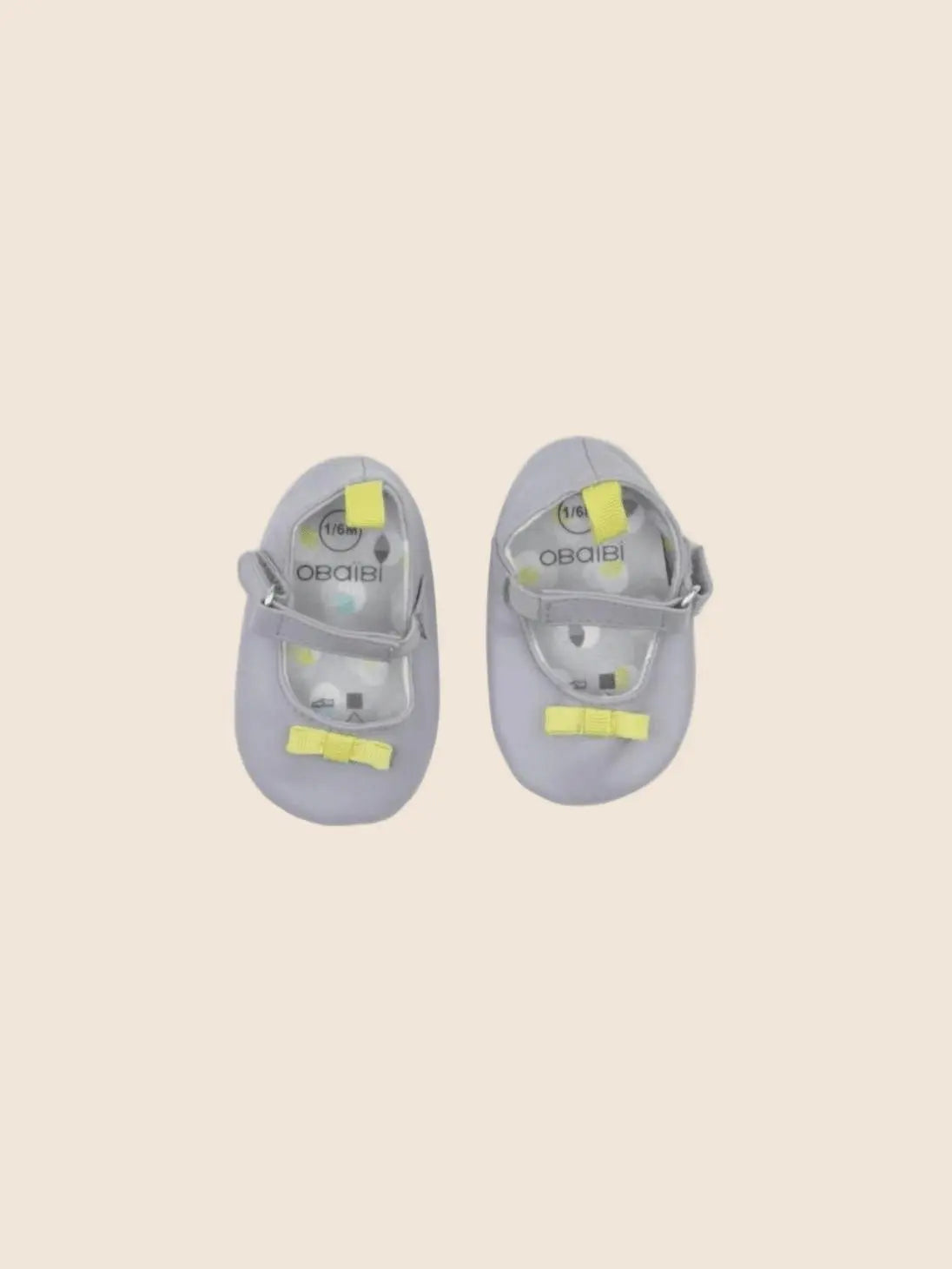 Obaïbi - chaussons gris - pointure 16/17