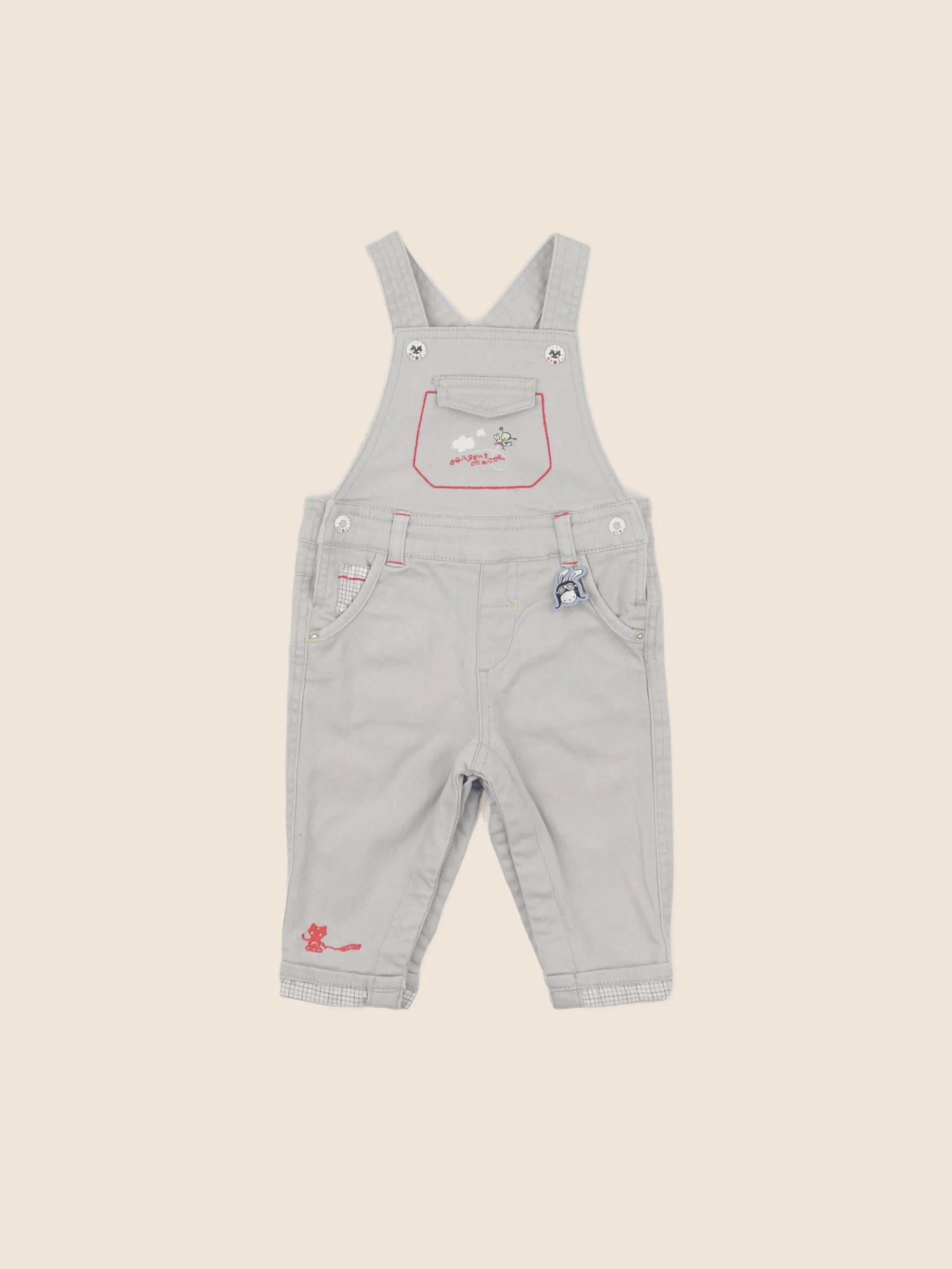Sergent Major - salopette beige - 6 mois