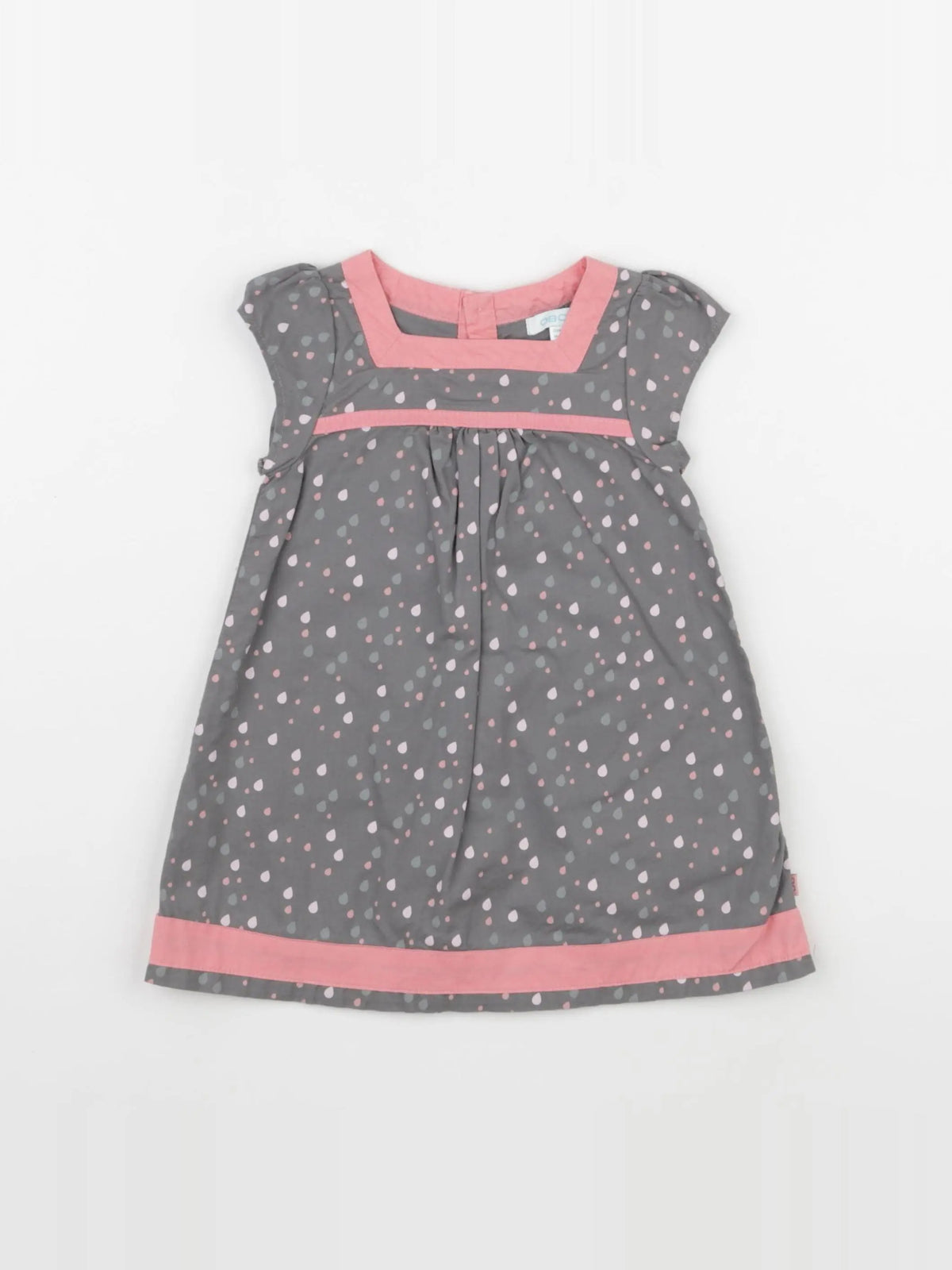 Obaïbi - robe gris - 6 mois