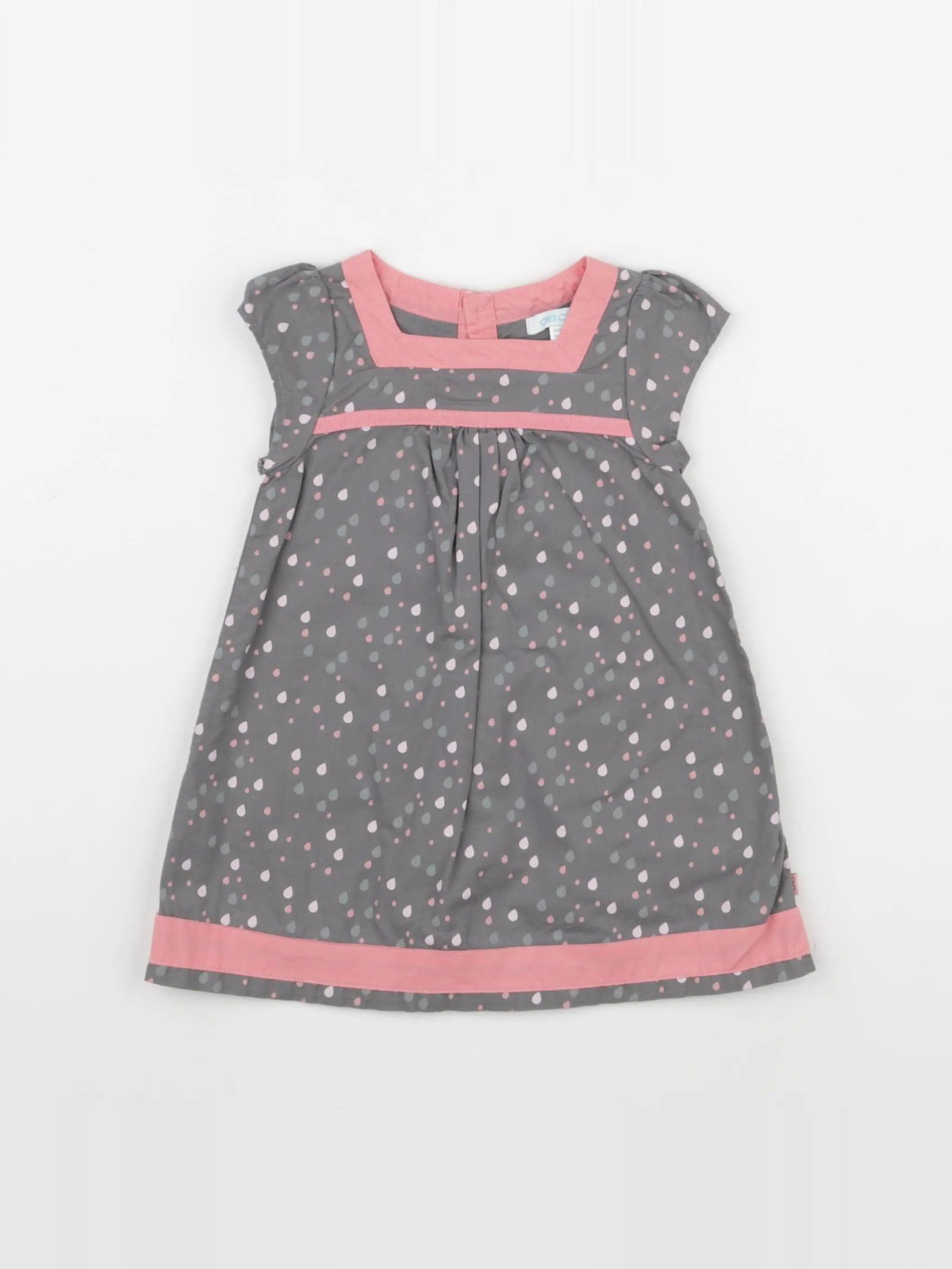 Obaïbi - robe gris - 6 mois