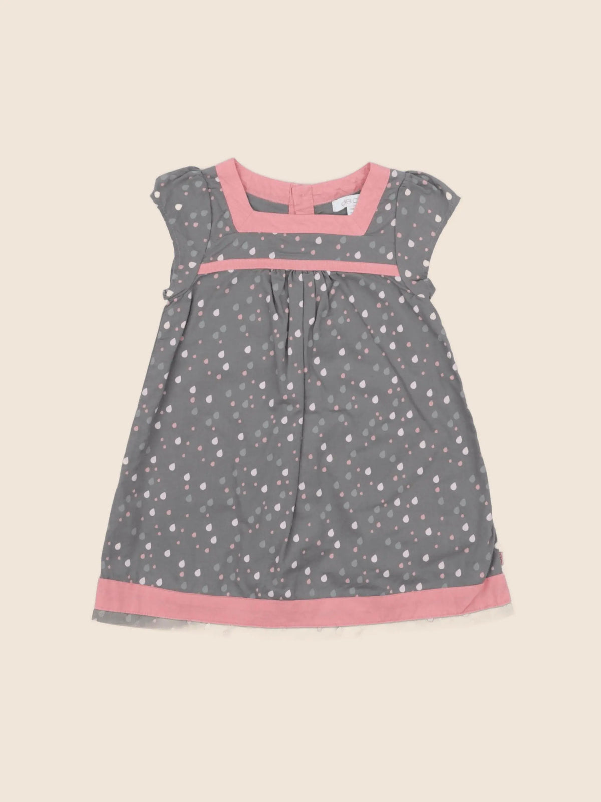 Obaïbi - robe gris - 6 mois