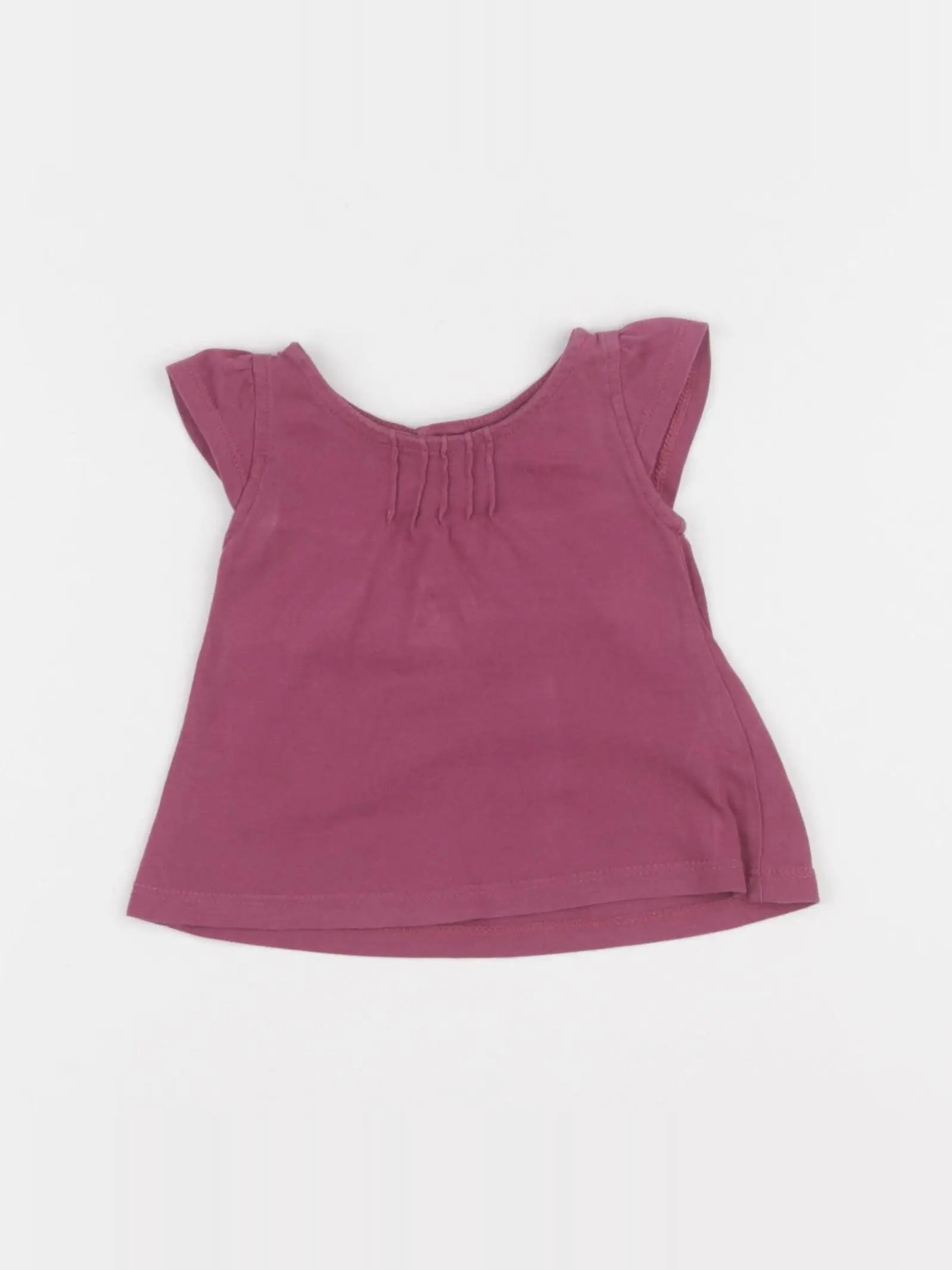 Obaïbi - tee-shirt violet - 3 mois