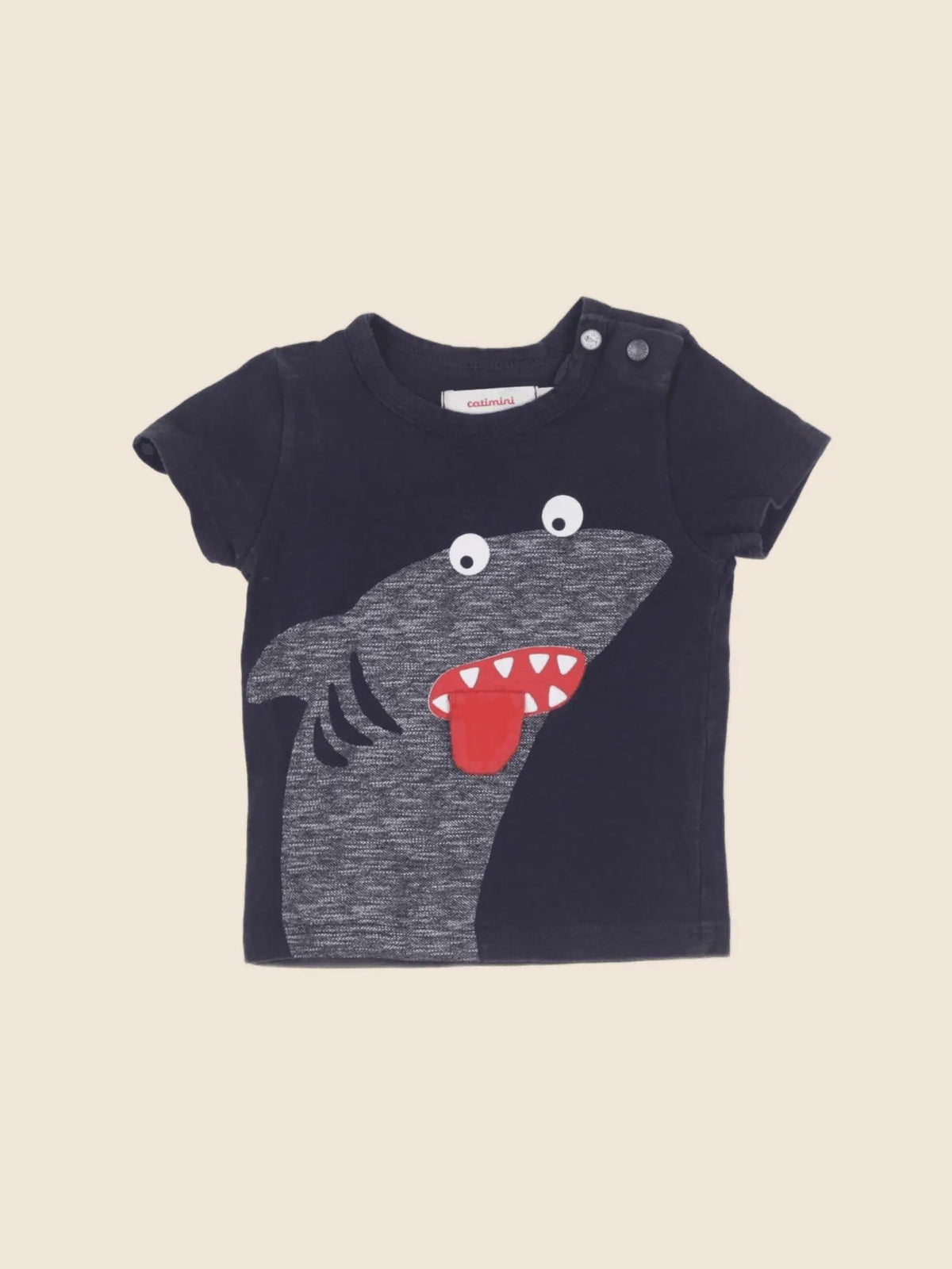Catimini - tee-shirt bleu - 6 mois