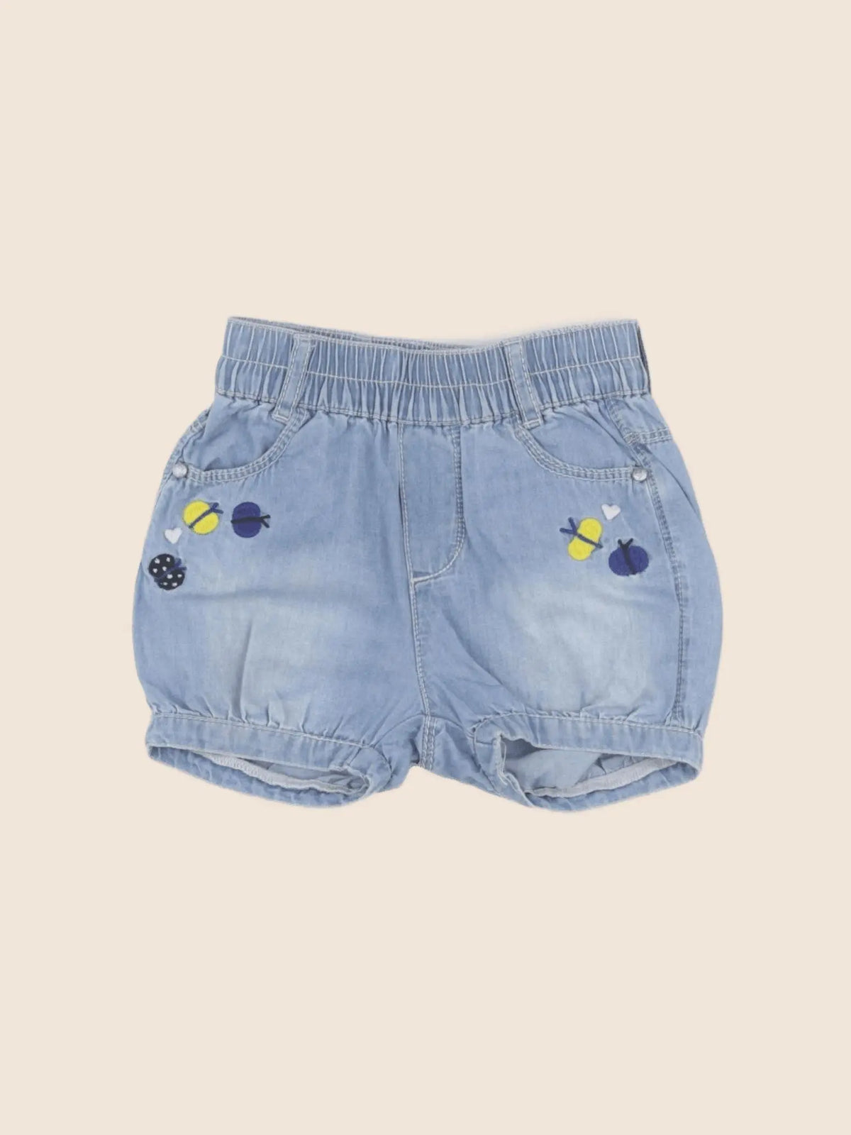 Catimini - short bleu - 9 mois