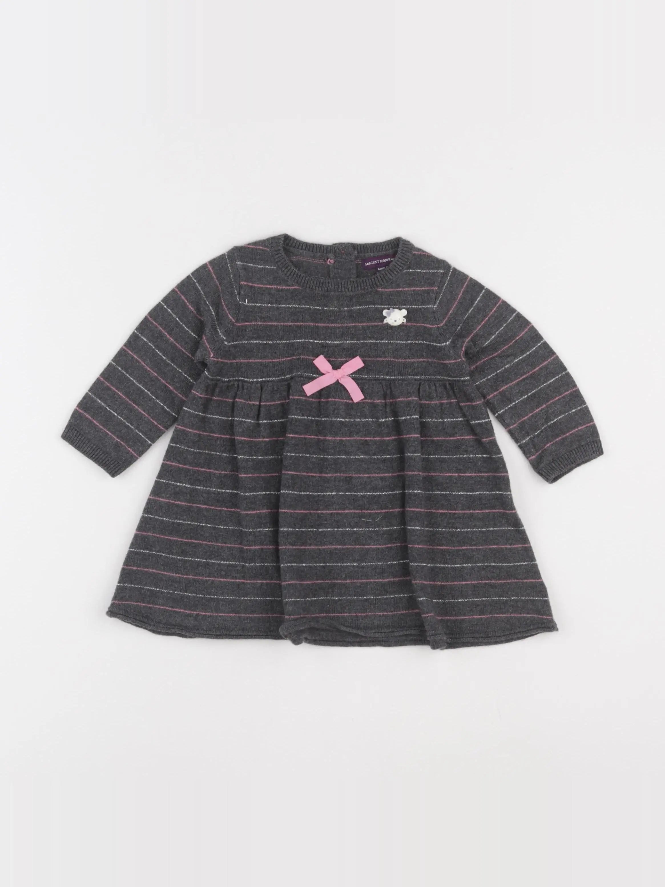 Sergent Major - robe gris - 6 mois
