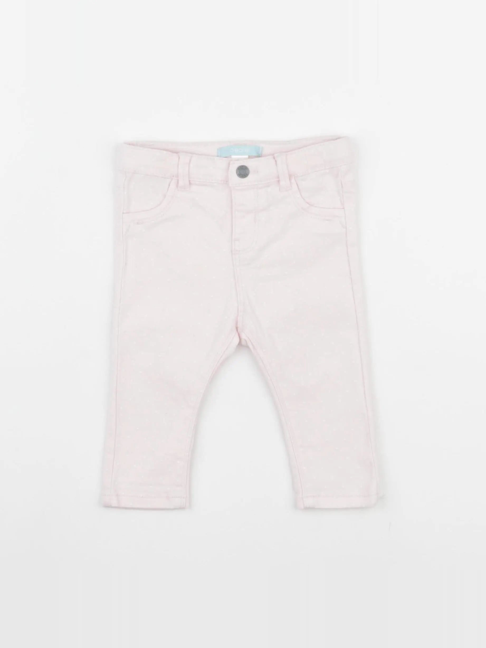 Obaïbi - jegging rose - 6 mois
