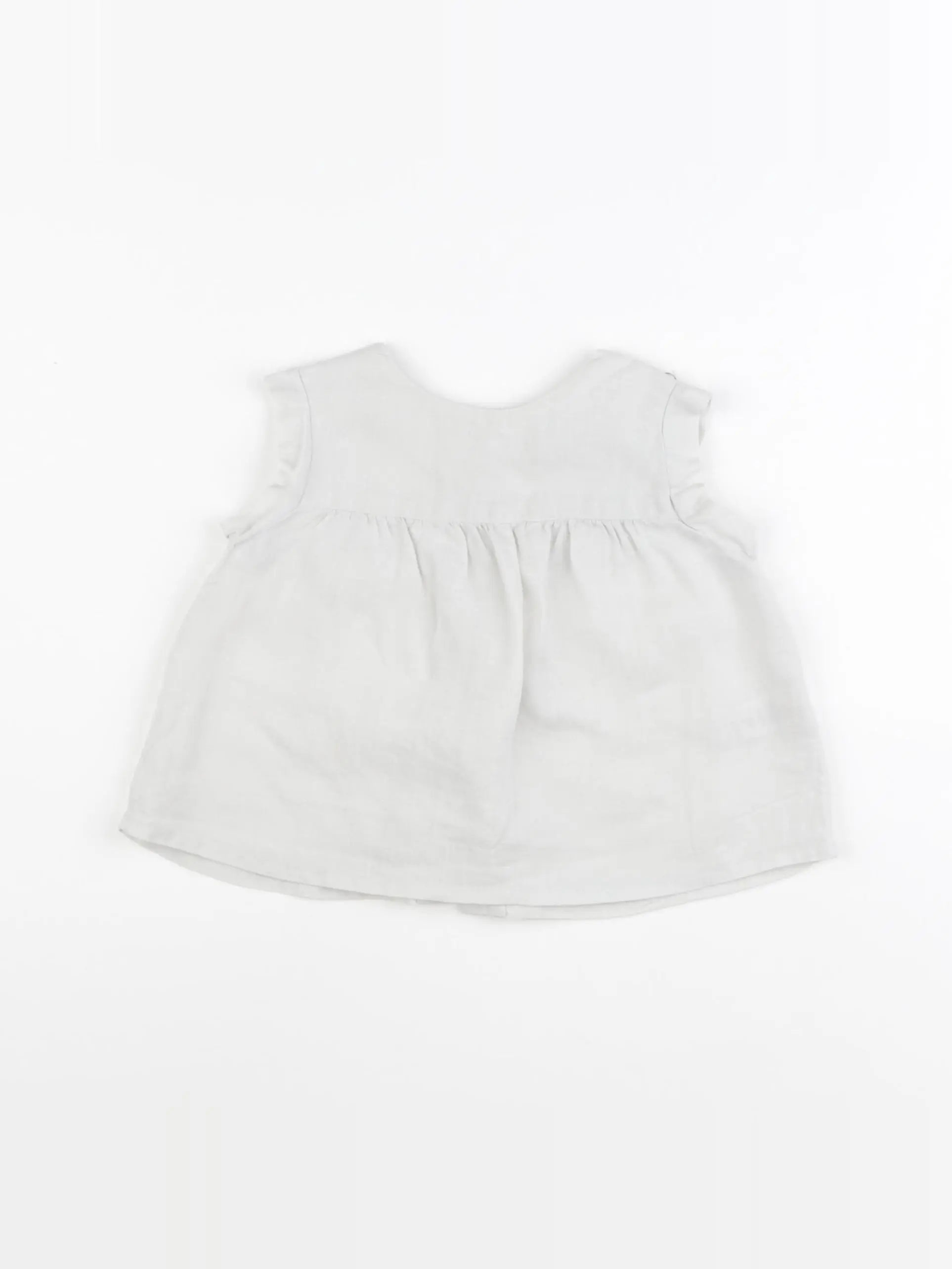 Bonton - blouse gris - 12 mois