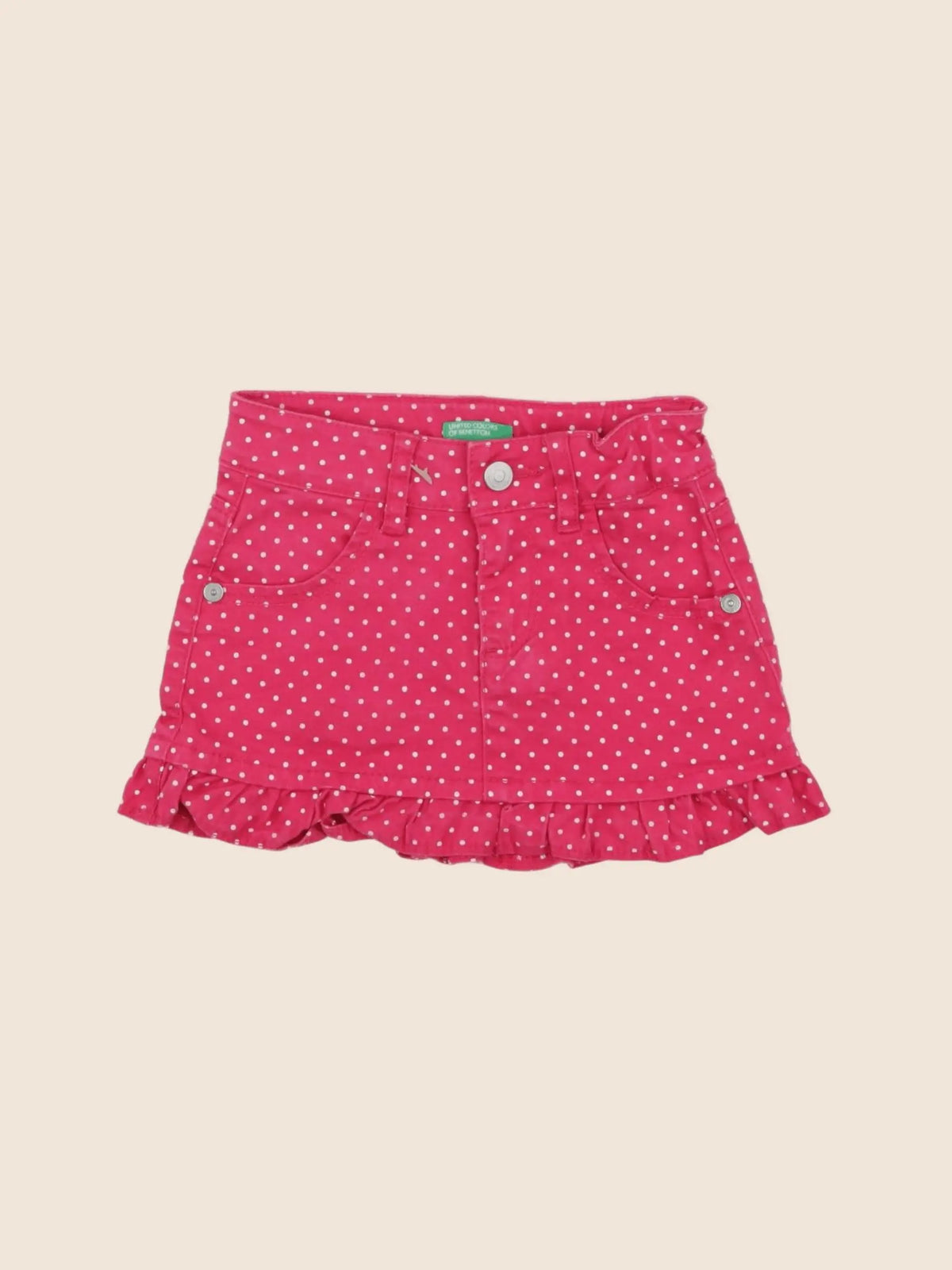 Benetton - jupe rose - 1 an