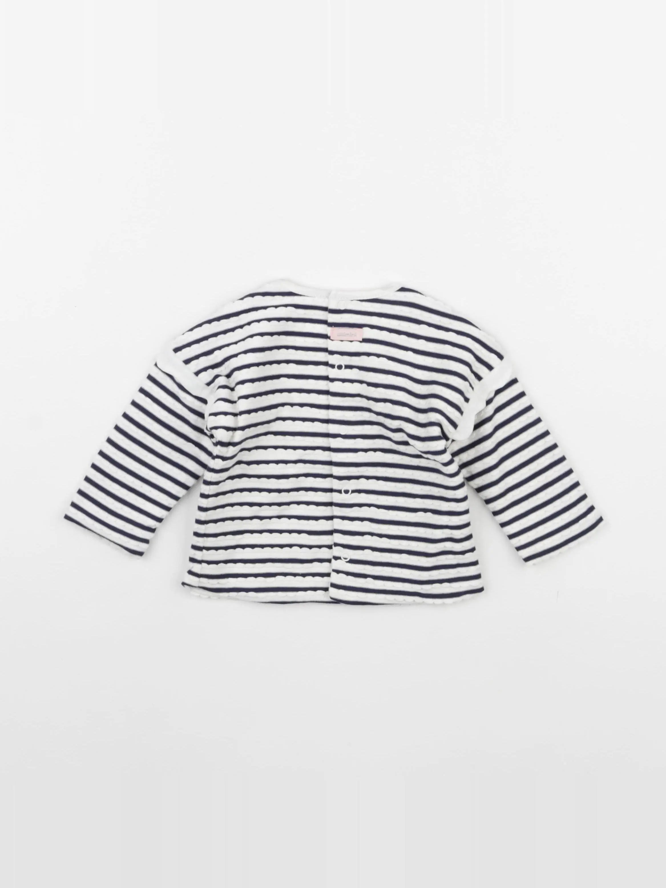Catimini - tee-shirt beige, bleu - 6 mois