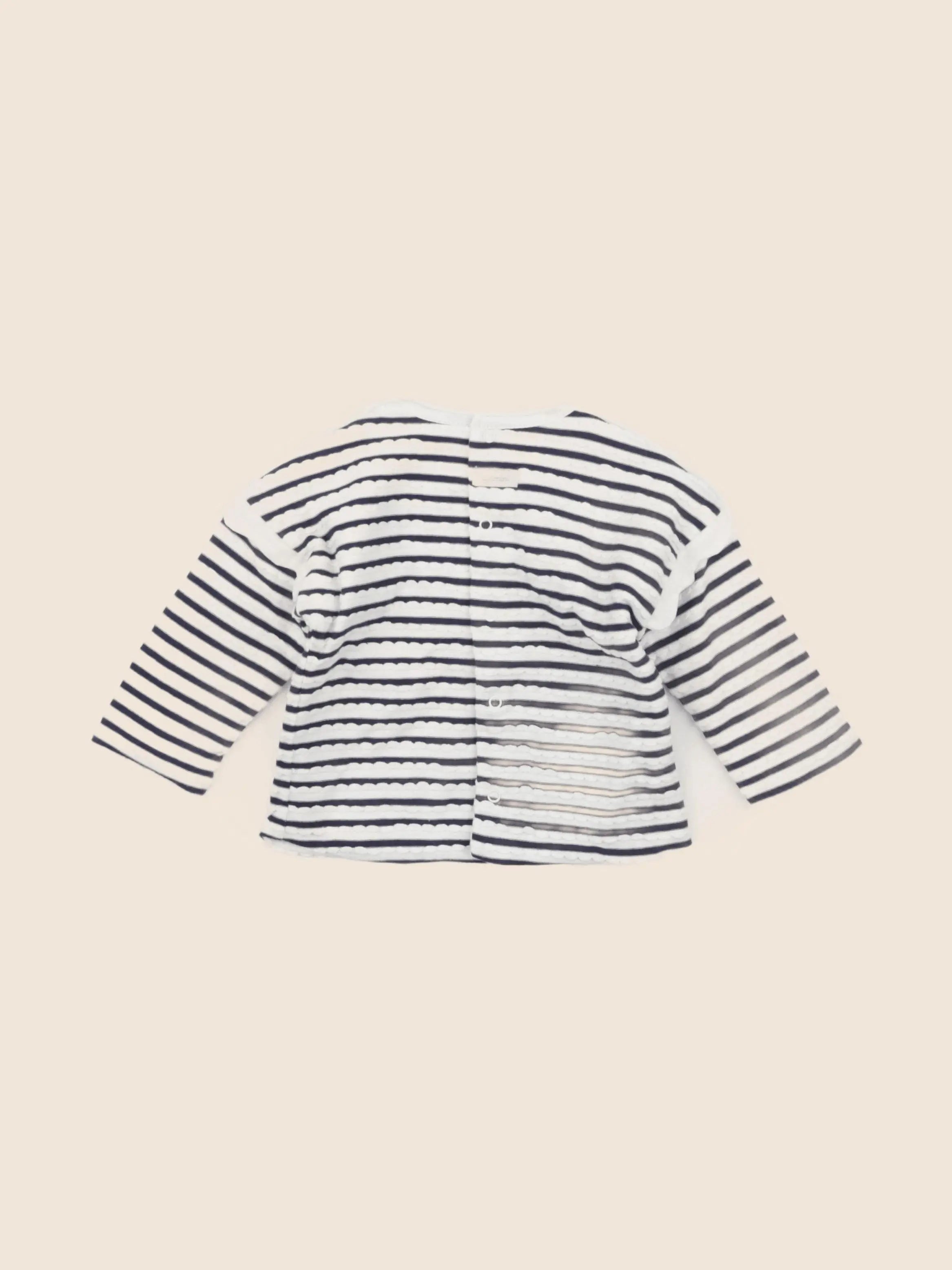 Catimini - tee-shirt beige, bleu - 6 mois