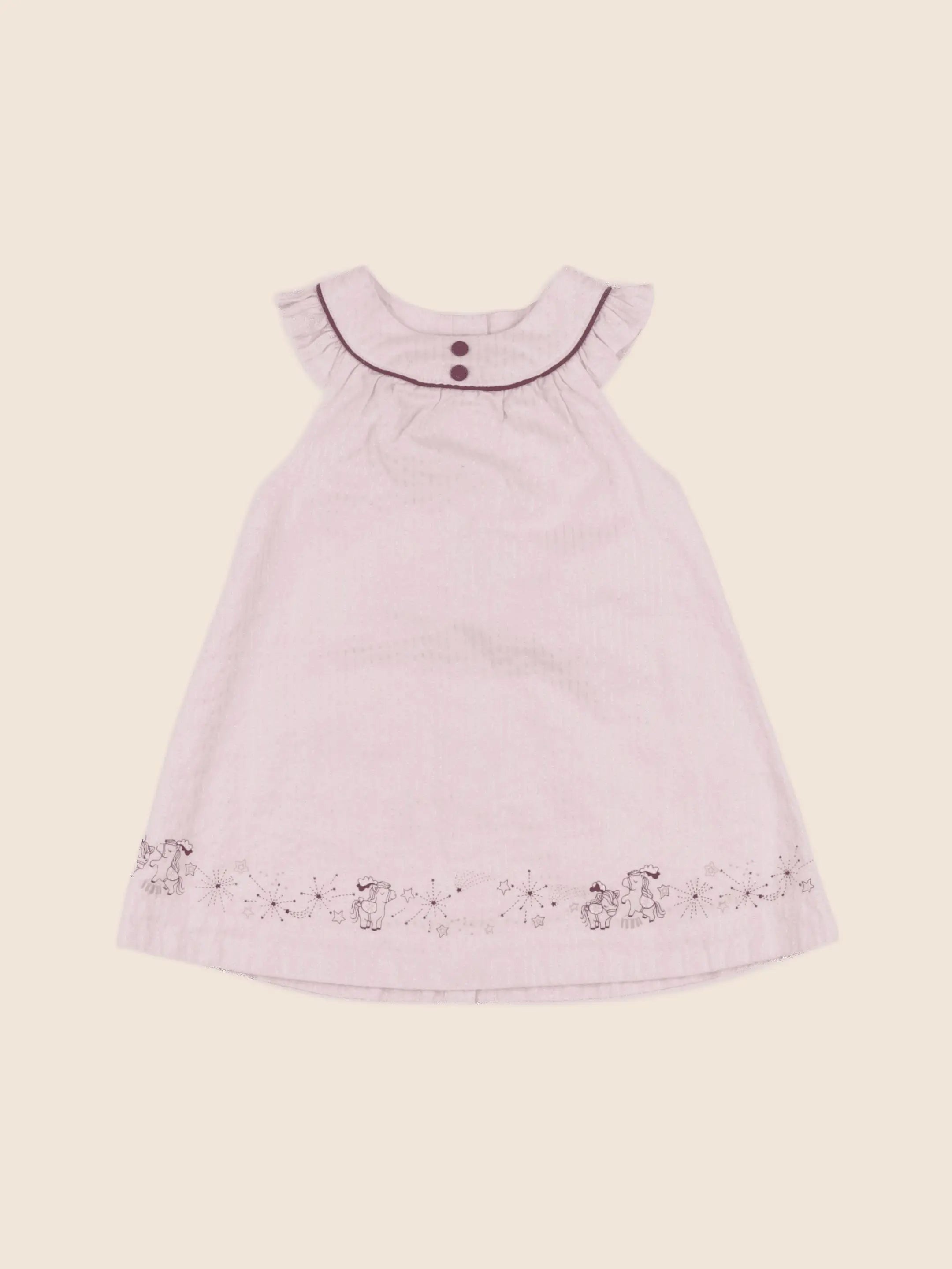 Sergent Major - robe rose - 12 mois