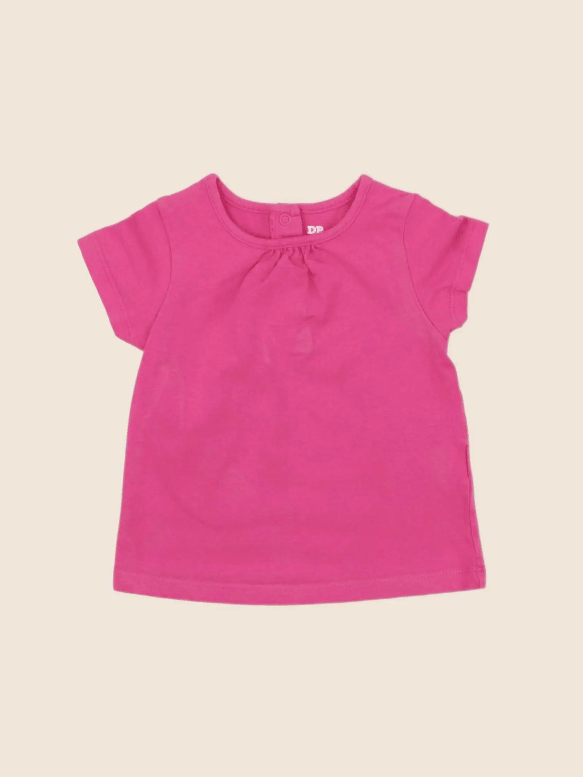 DPAM - tee-shirt rose - 6 mois