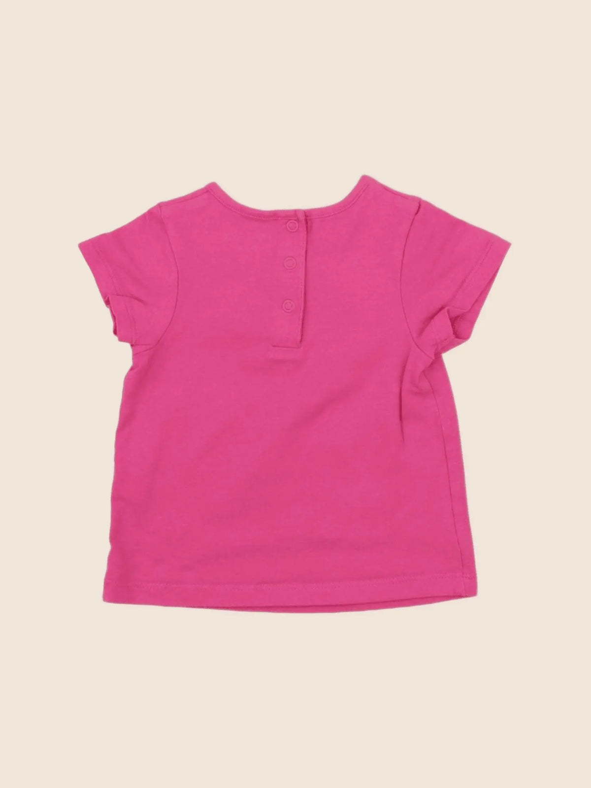 DPAM - tee-shirt rose - 6 mois