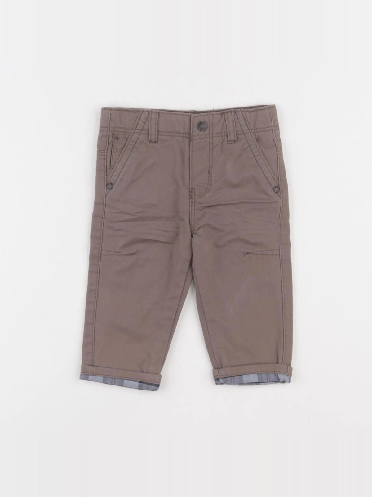 Obaïbi - pantalon marron - 6 mois