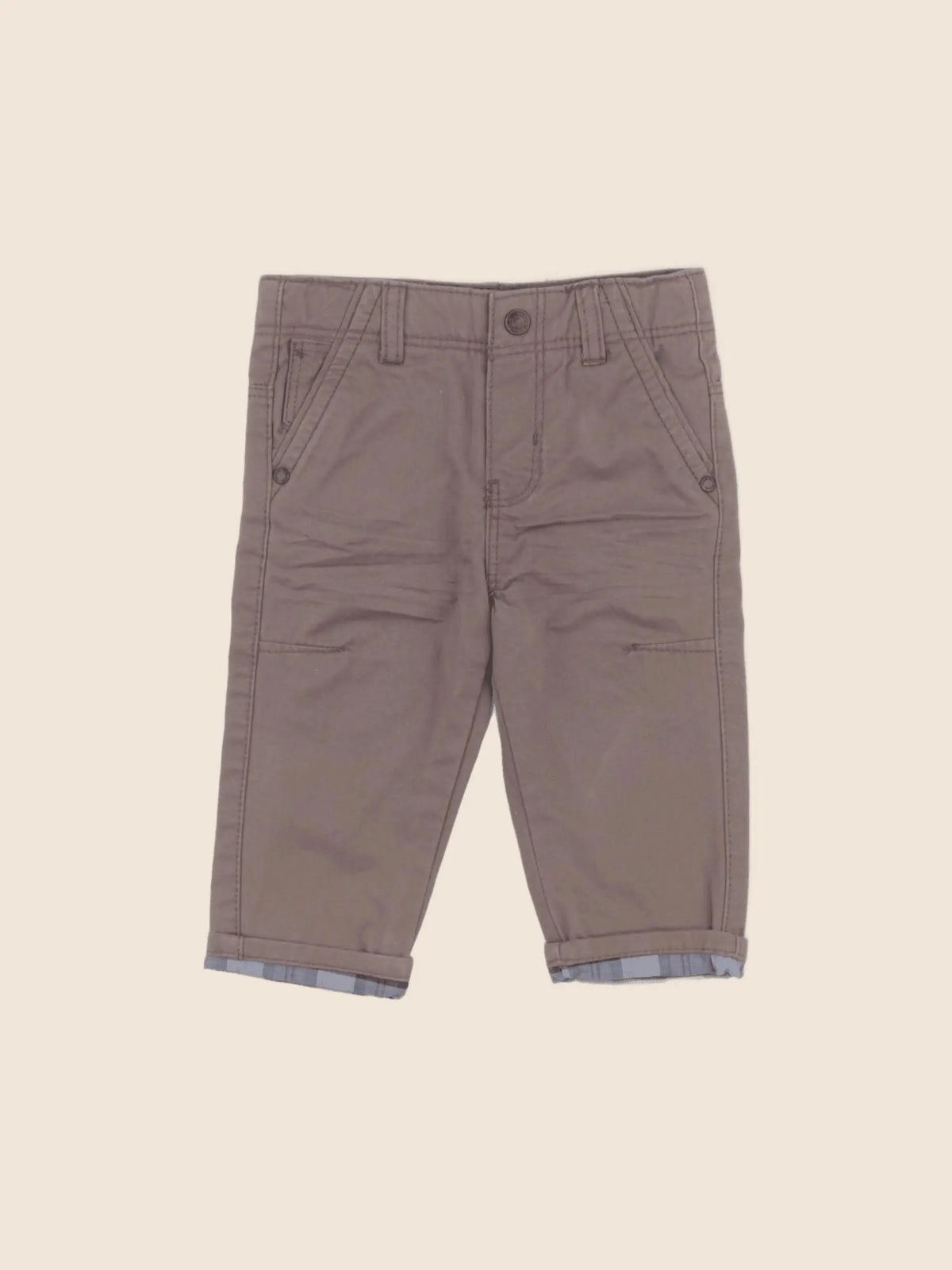 Obaïbi - pantalon marron - 6 mois