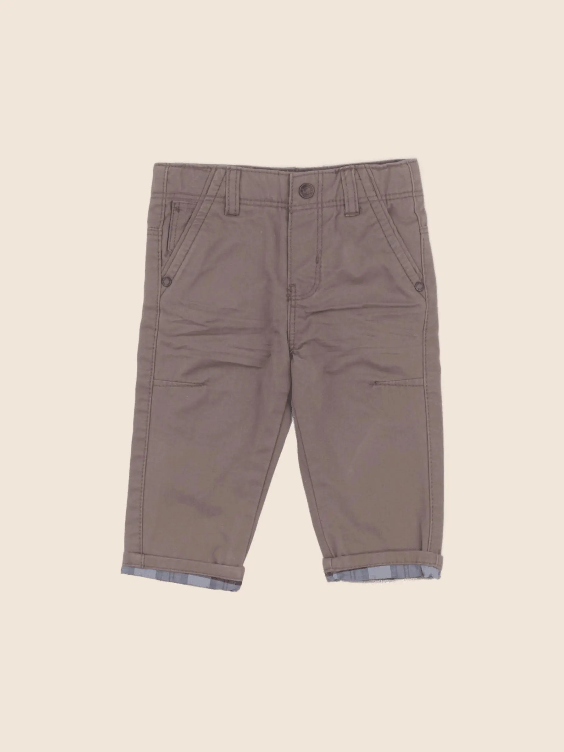Obaïbi - pantalon marron - 6 mois