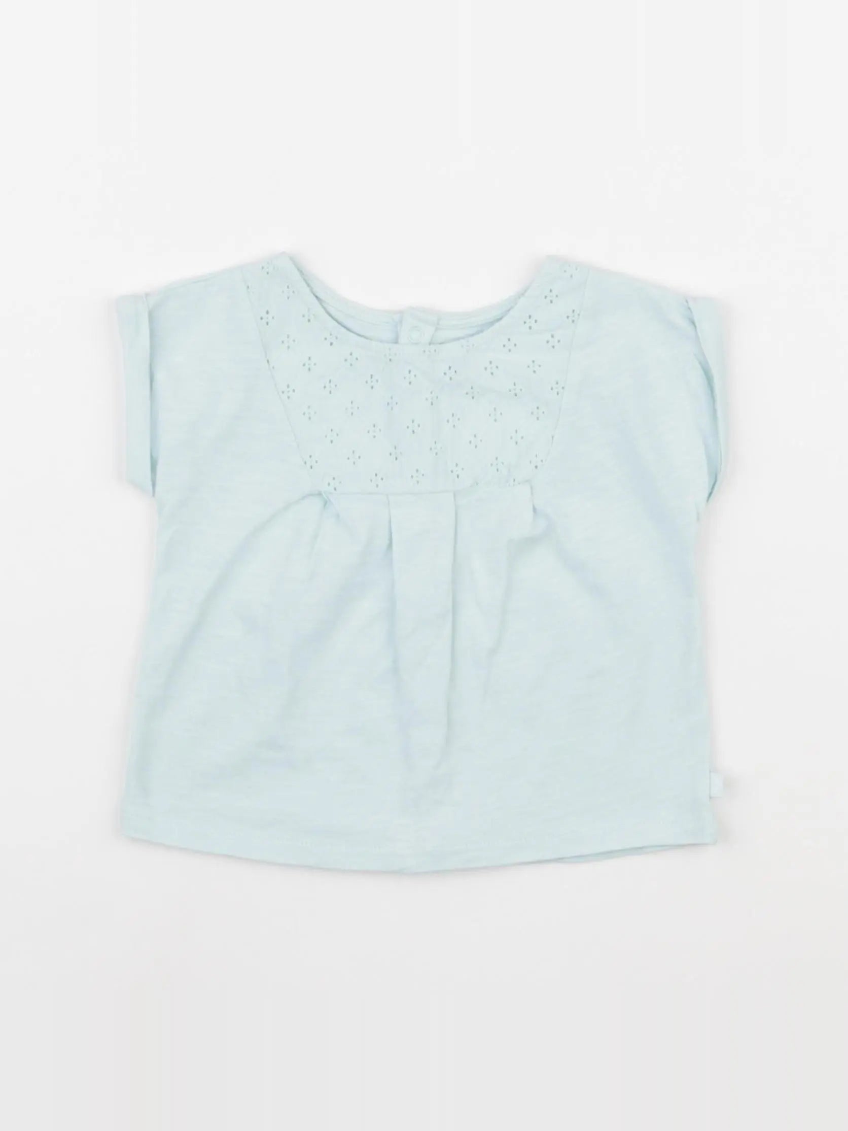 Obaïbi - tee-shirt bleu - 6 mois