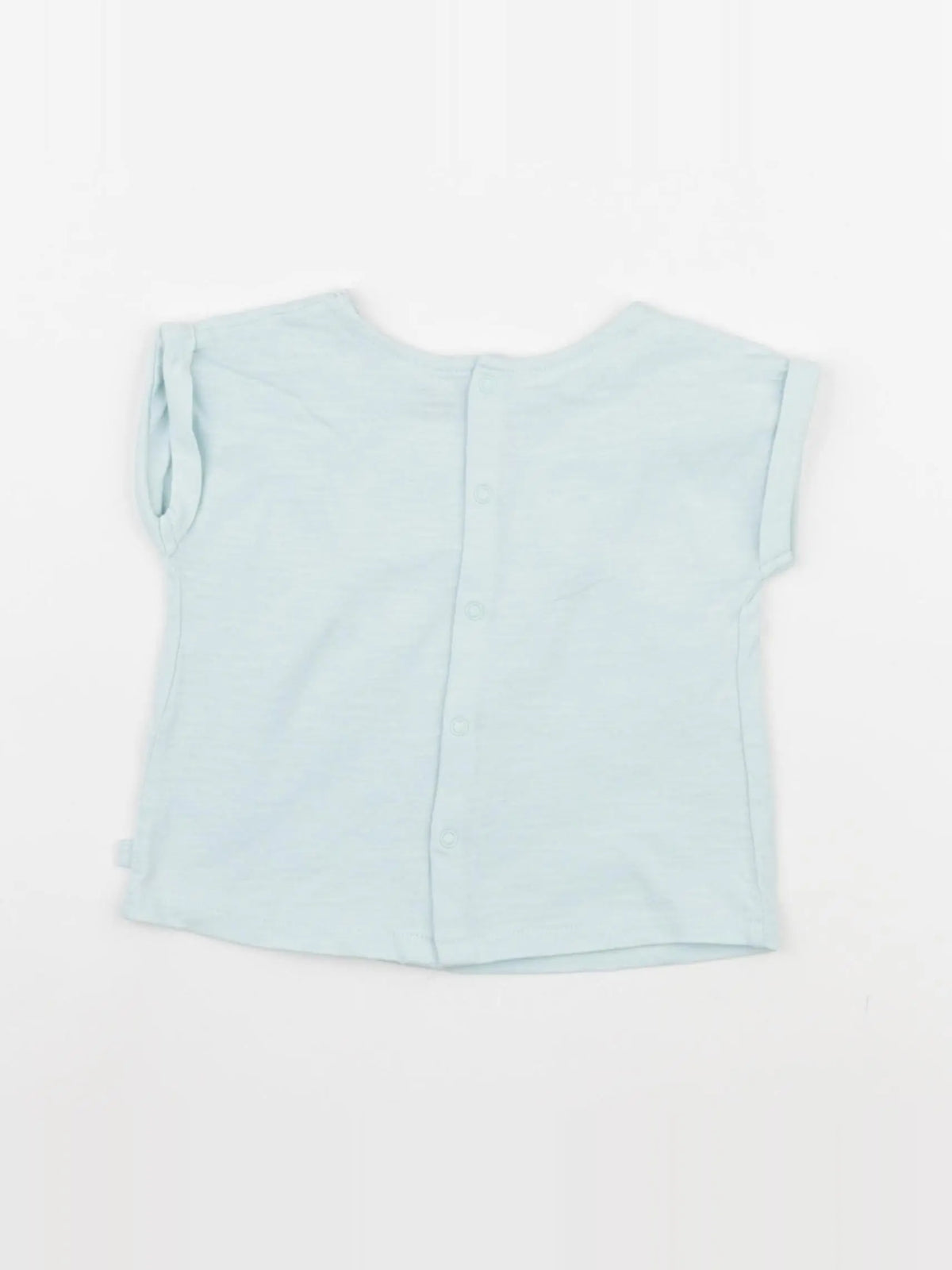 Obaïbi - tee-shirt bleu - 6 mois