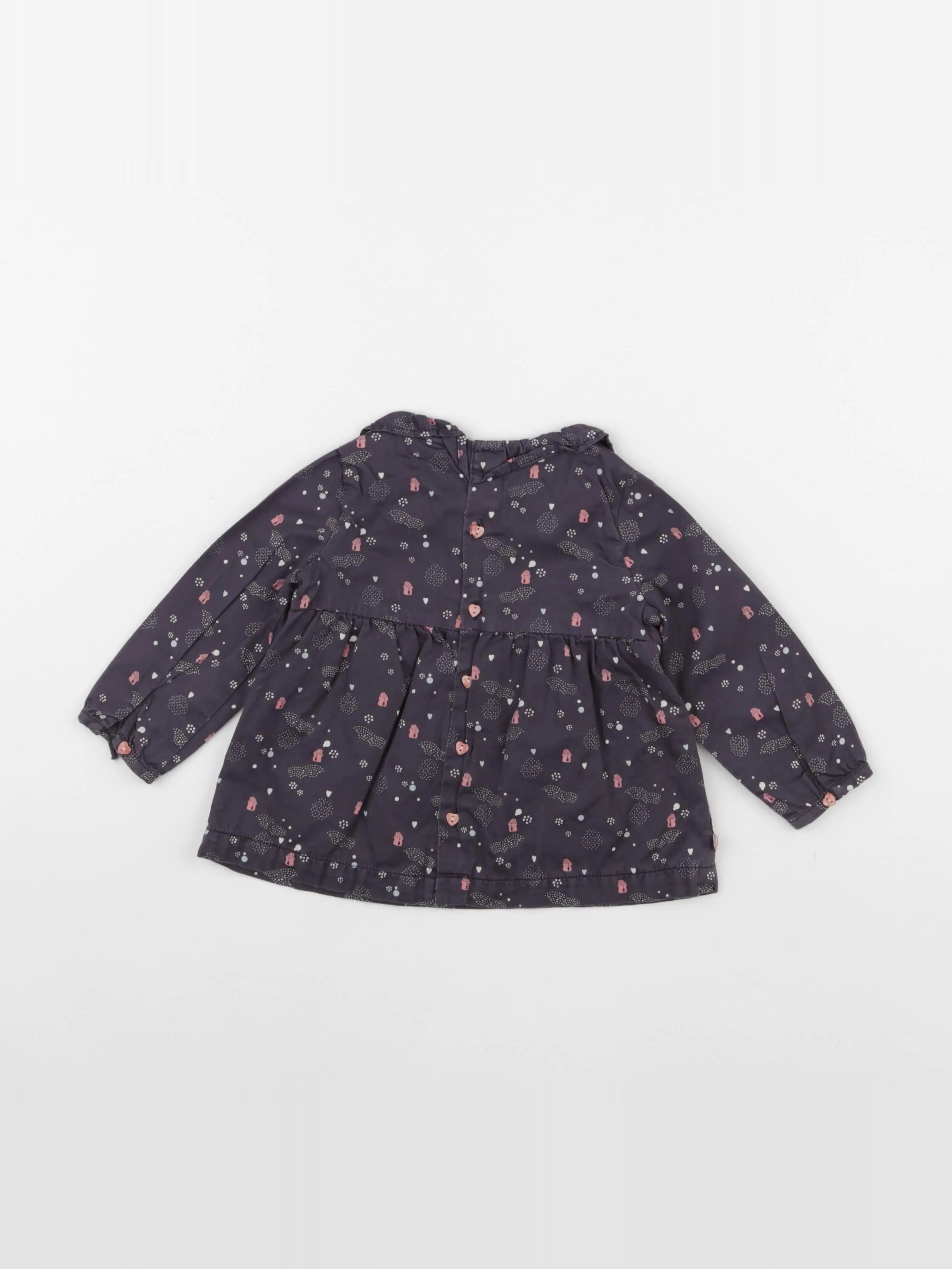 Sergent Major - blouse gris - 12 mois