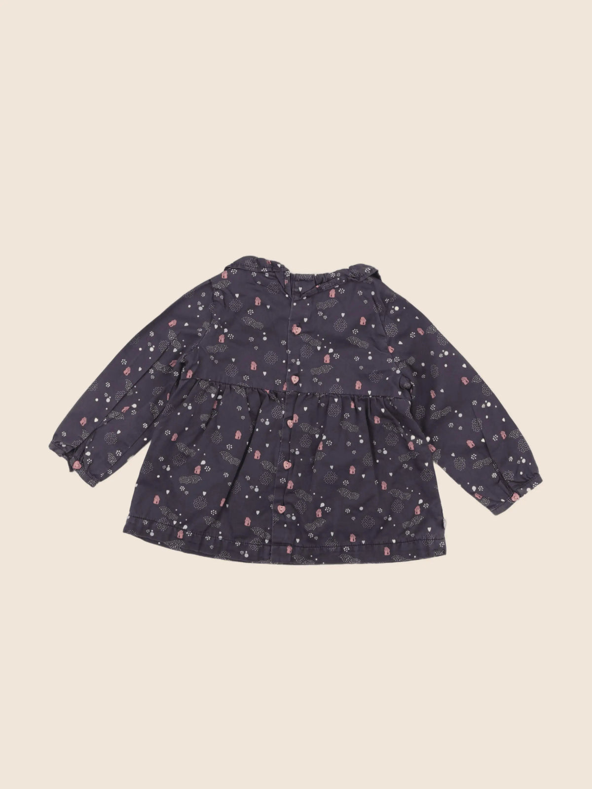 Sergent Major - blouse gris - 12 mois