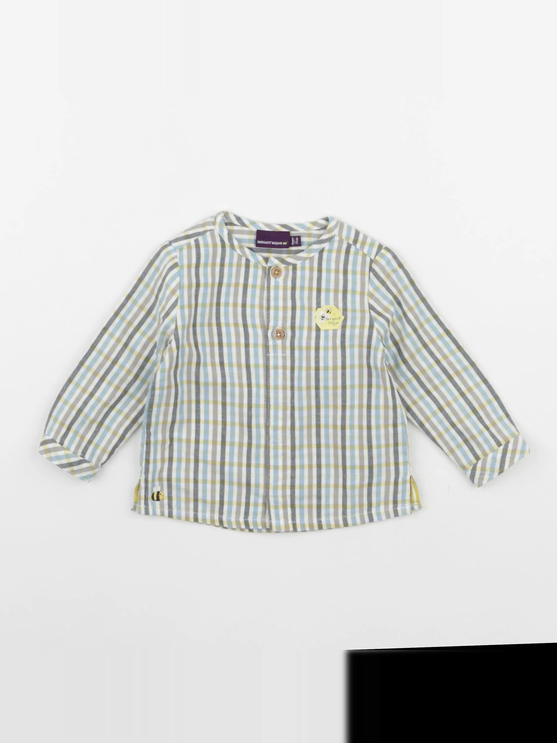 Sergent Major - chemise multicolore - 12 mois
