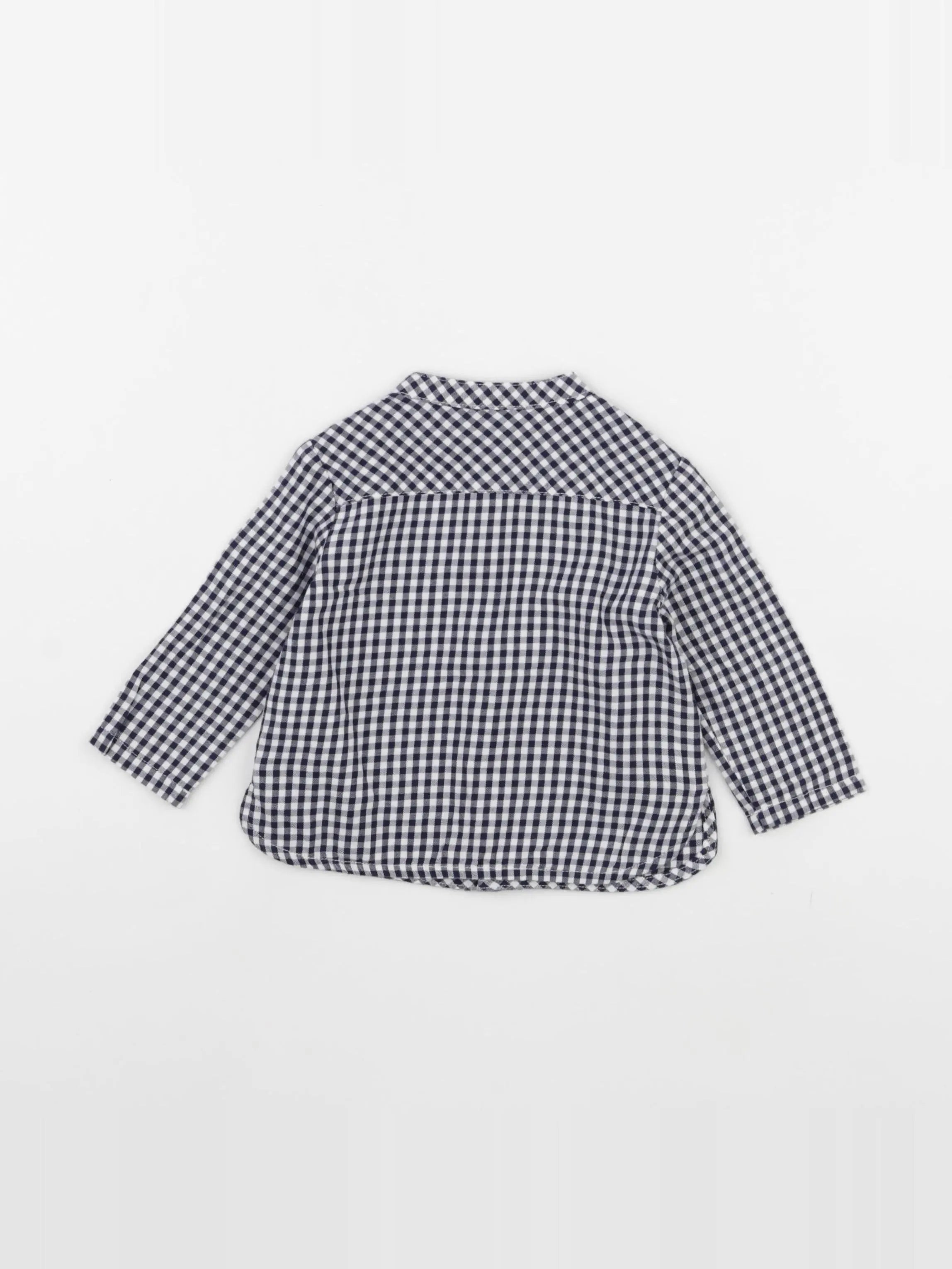 Sergent Major - chemise blanc, bleu - 6 mois