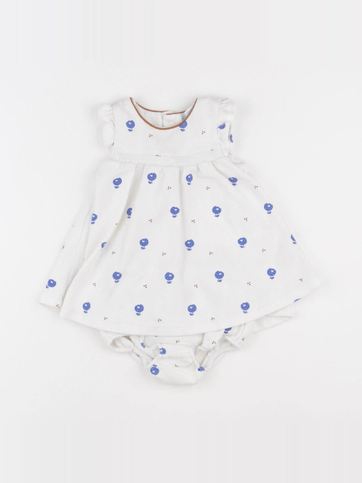 Obaïbi - robe blanc - 6 mois