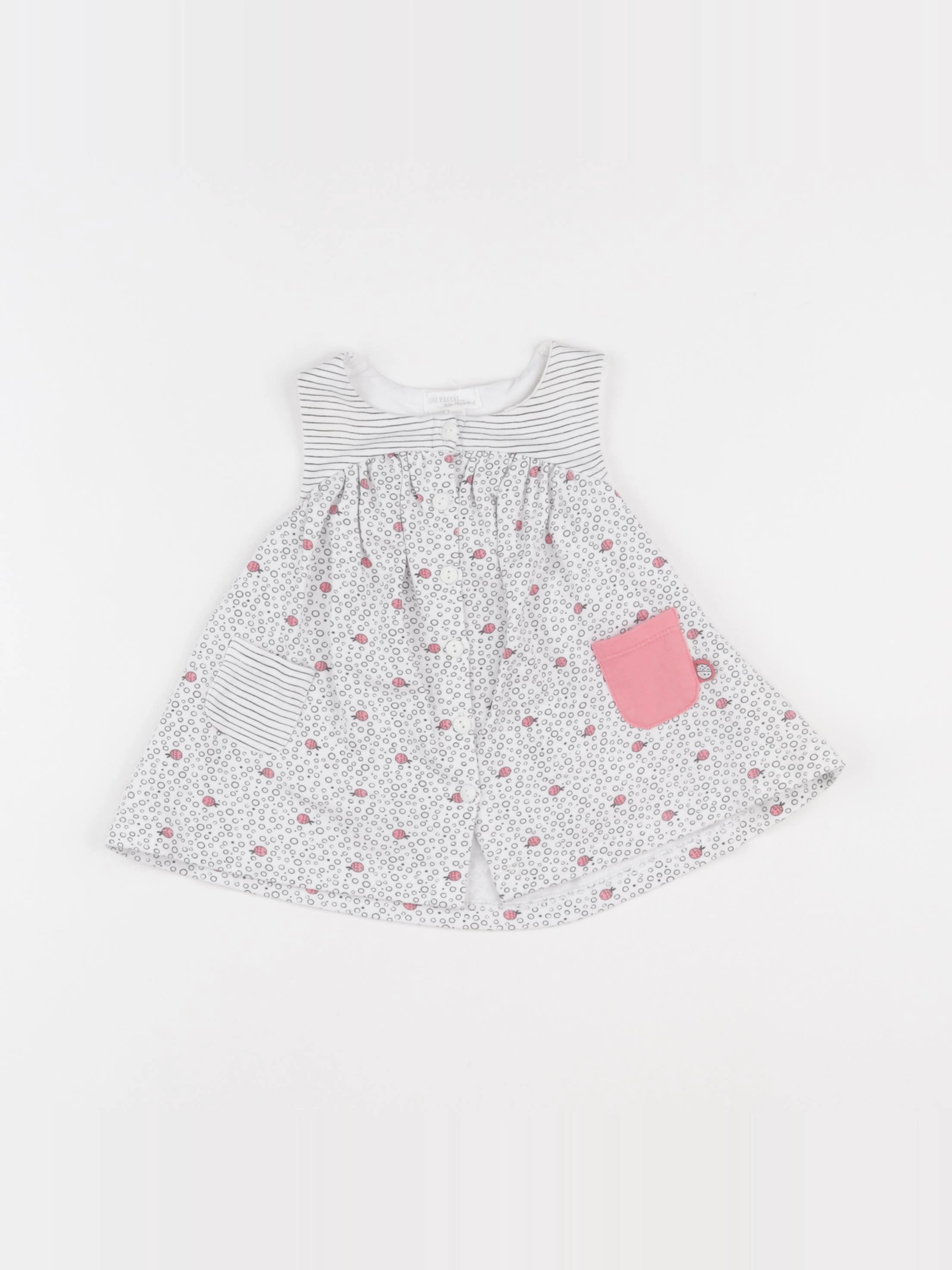 DPAM - robe gris - 3 mois