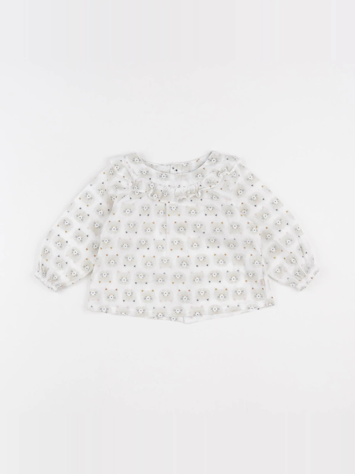 Obaïbi - blouse beige - 6 mois