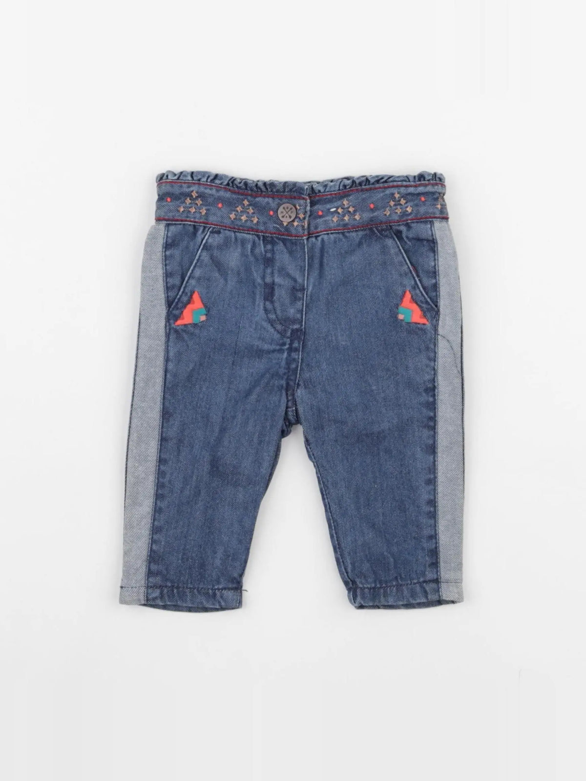 DPAM - jean multicolore - 3 mois