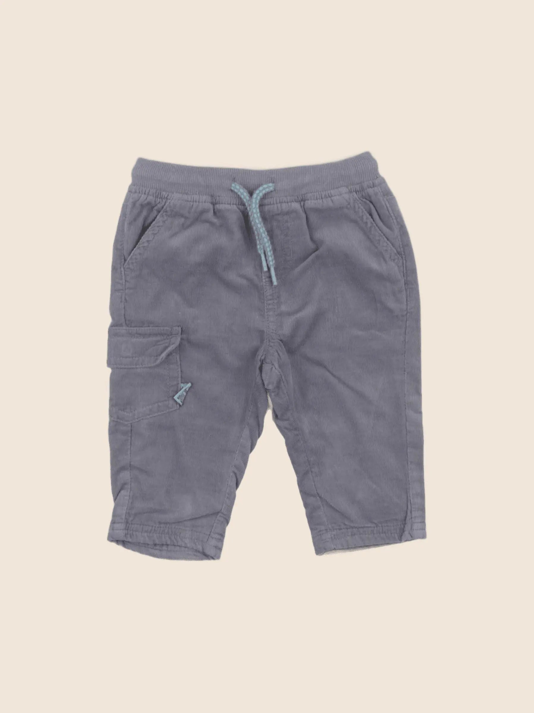 DPAM - pantalon doublé gris - 6 mois