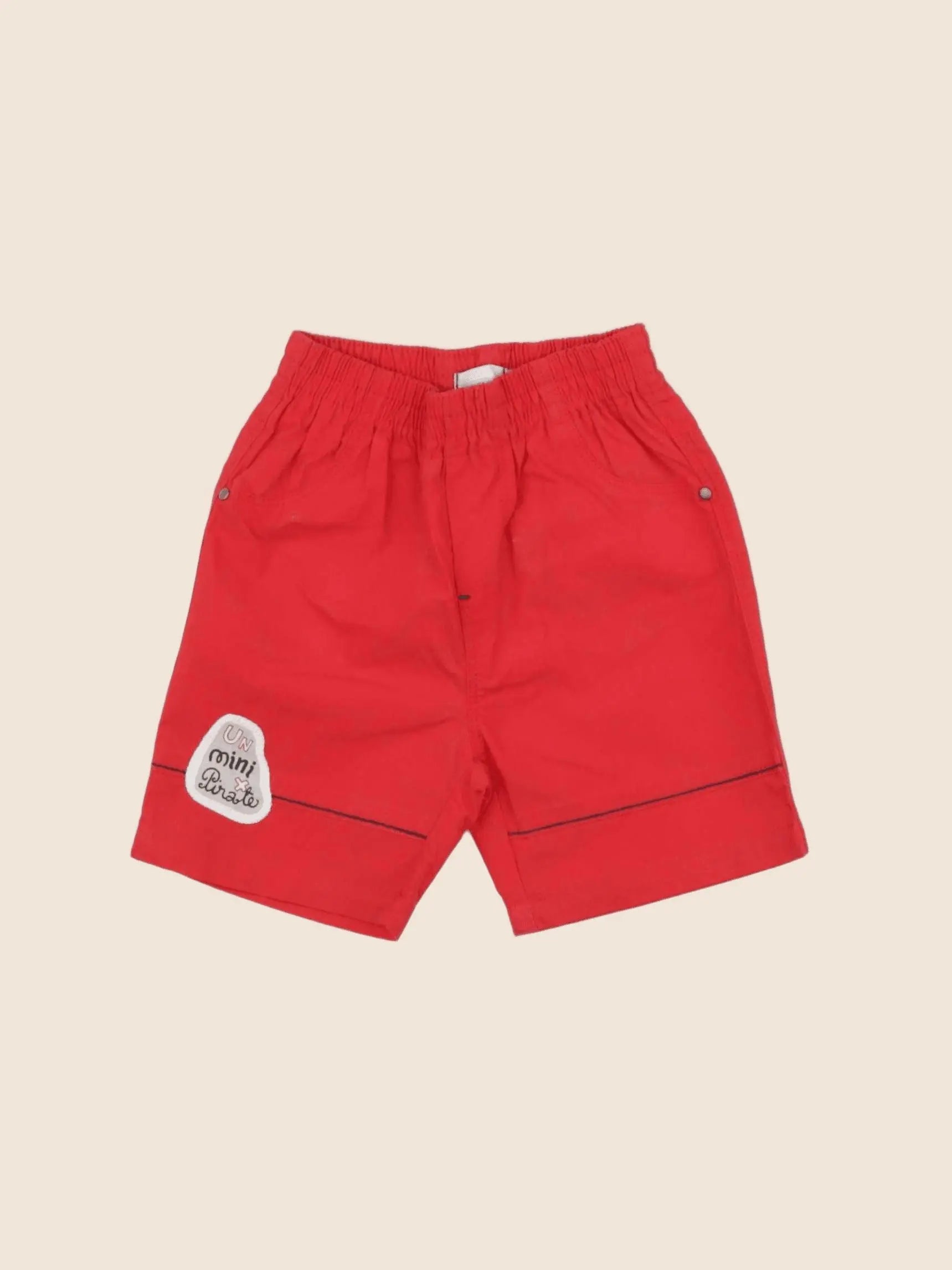 Catimini - short rouge - 3 mois