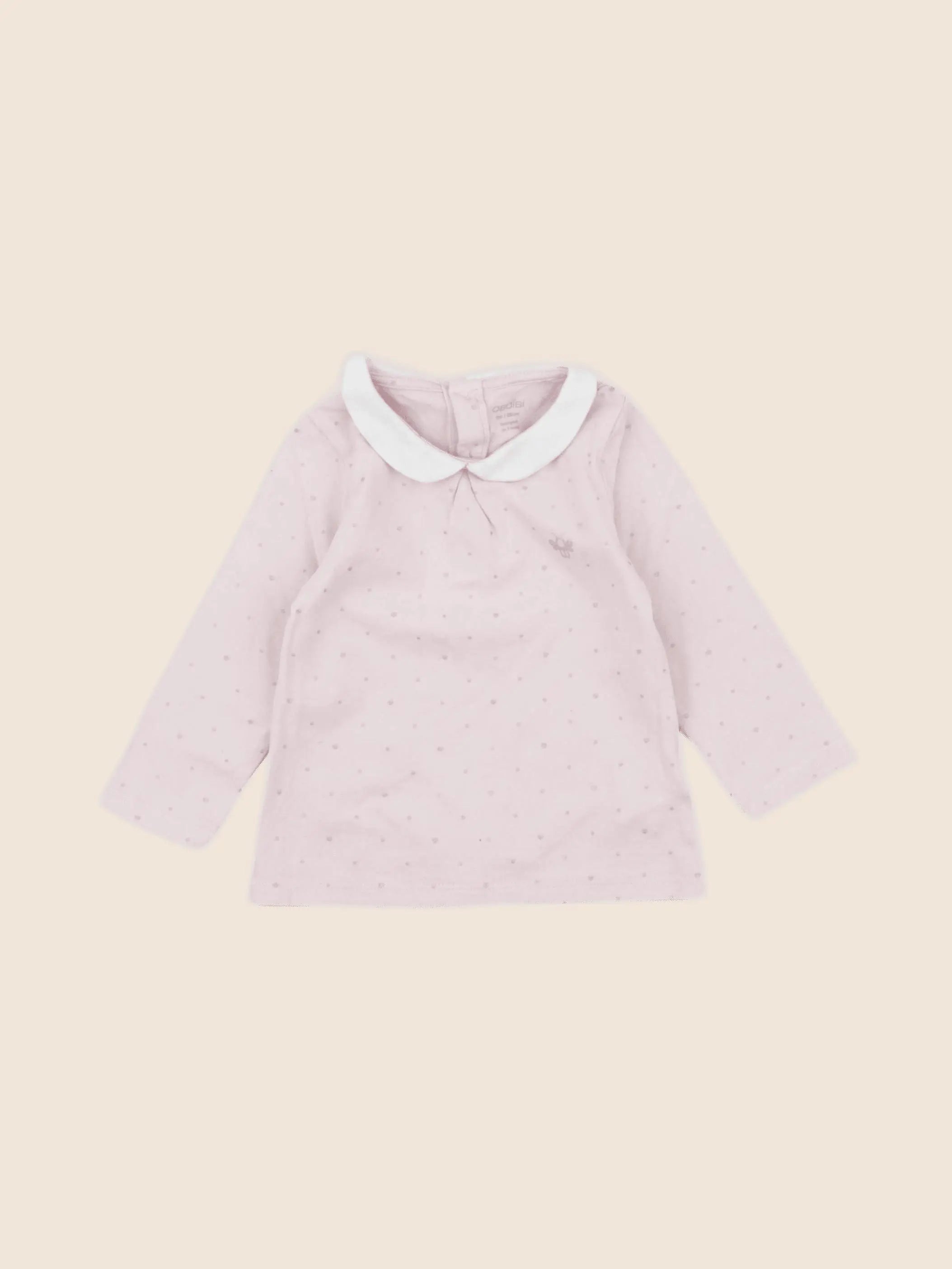 Obaïbi - tee-shirt rose - 6 mois