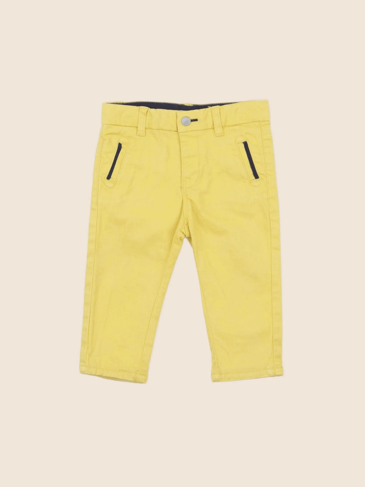 Obaïbi - pantalon jaune - 6 mois