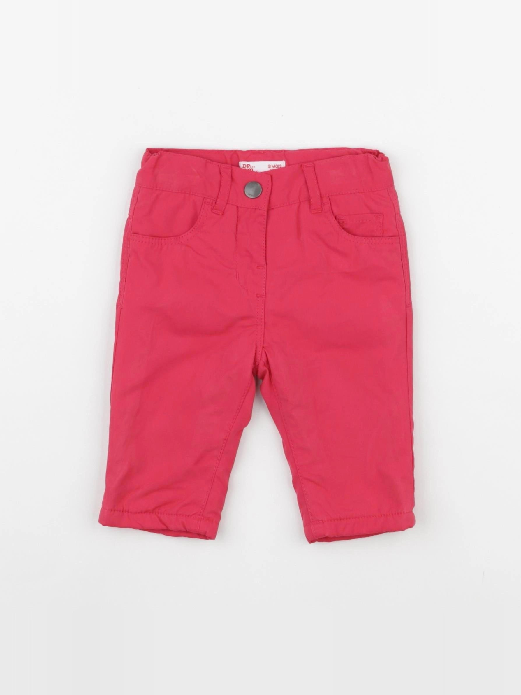 DPAM - pantalon rose - 3 mois