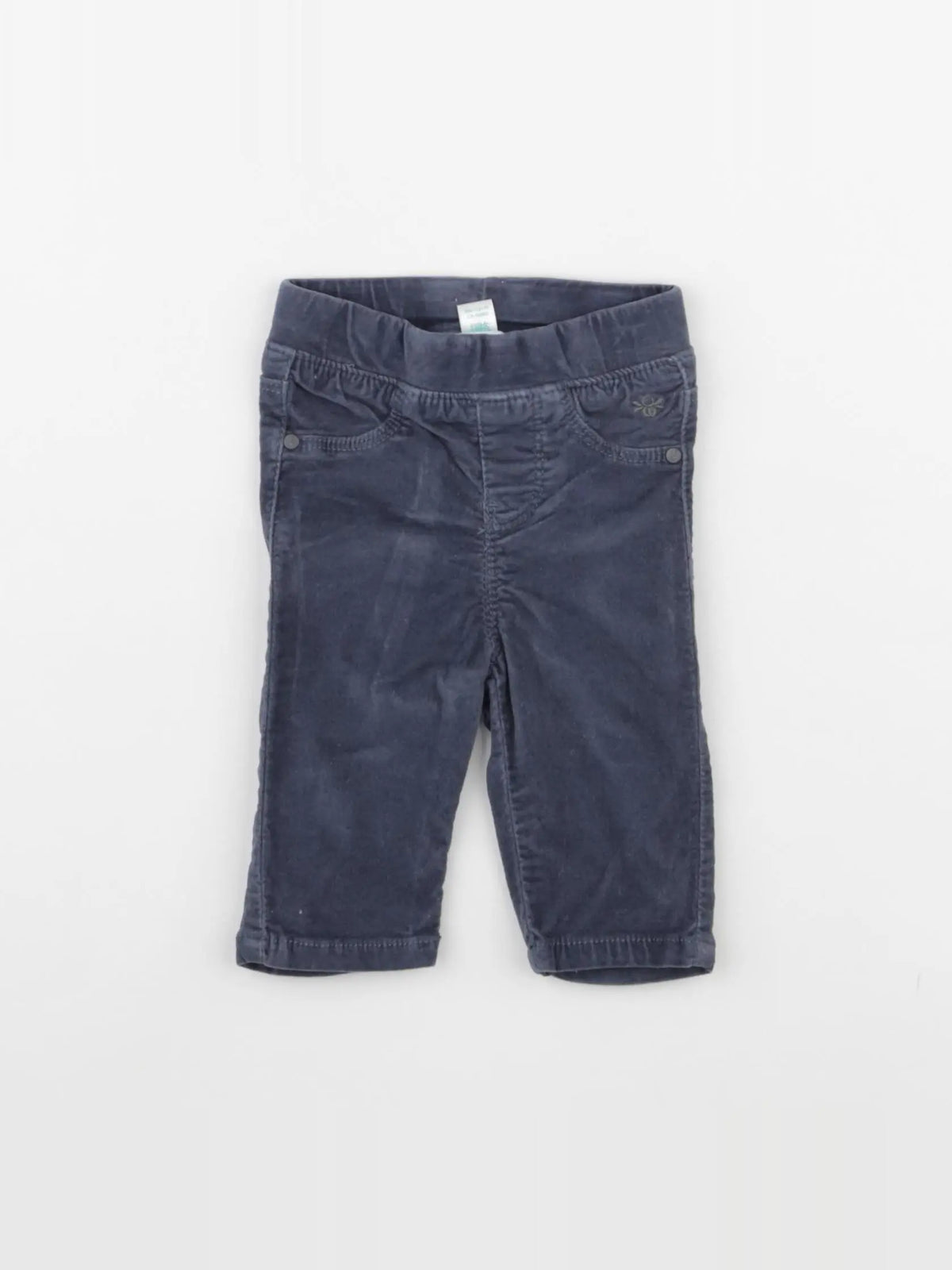 Obaïbi - pantalon bleu - 3 mois