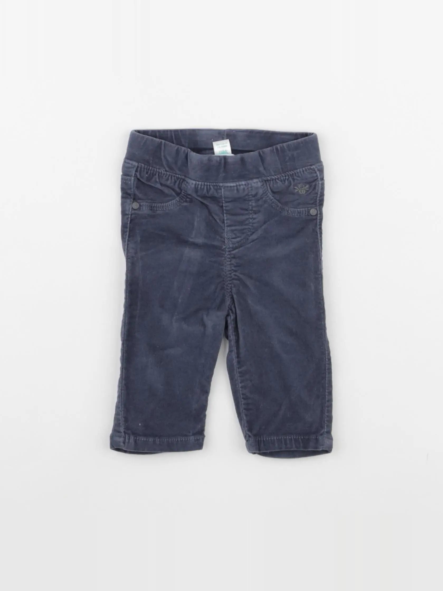 Obaïbi - pantalon bleu - 3 mois