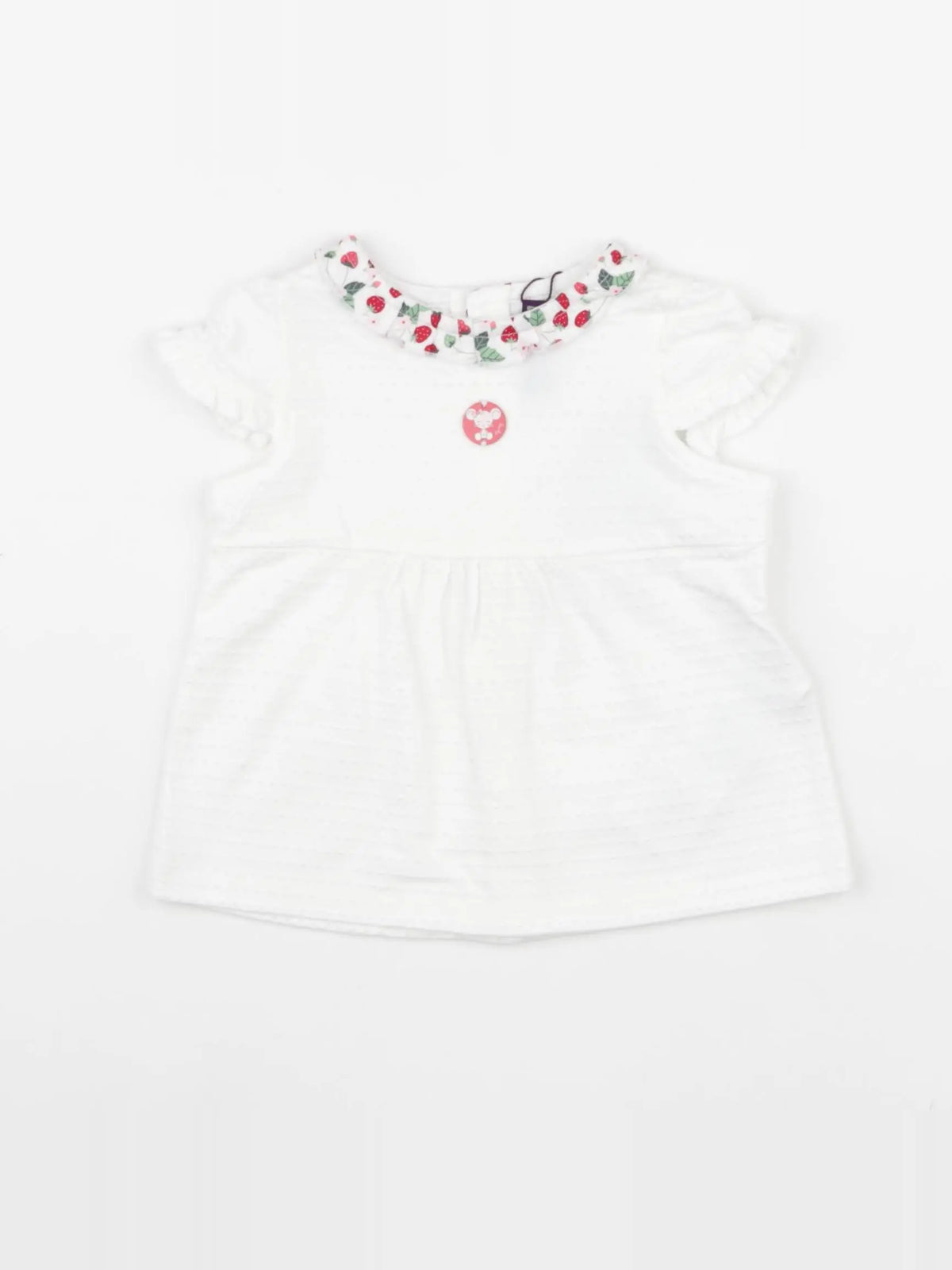 Sergent Major - blouse blanc - 6 mois