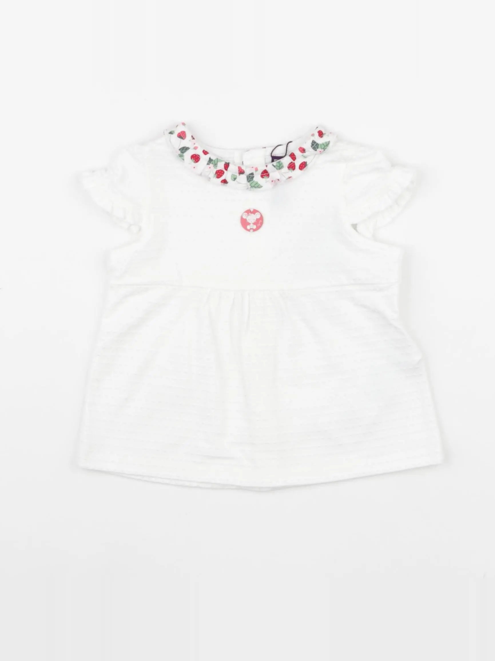 Sergent Major - blouse blanc - 6 mois