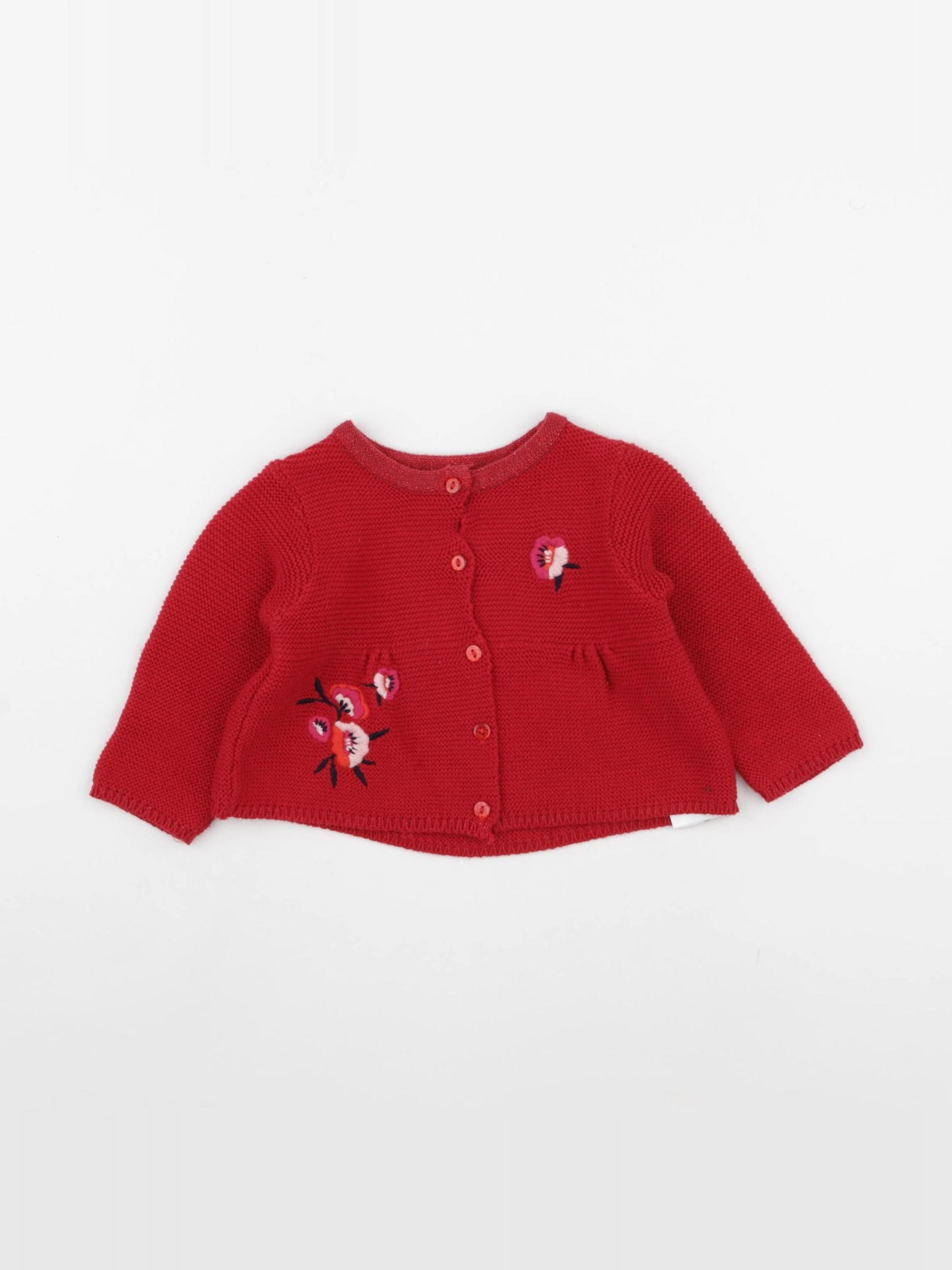 DPAM - gilet rouge - 6 mois