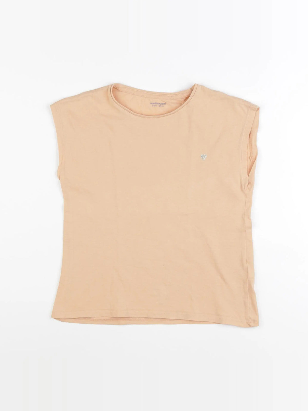 Vertbaudet - tee-shirt orange - 8 ans