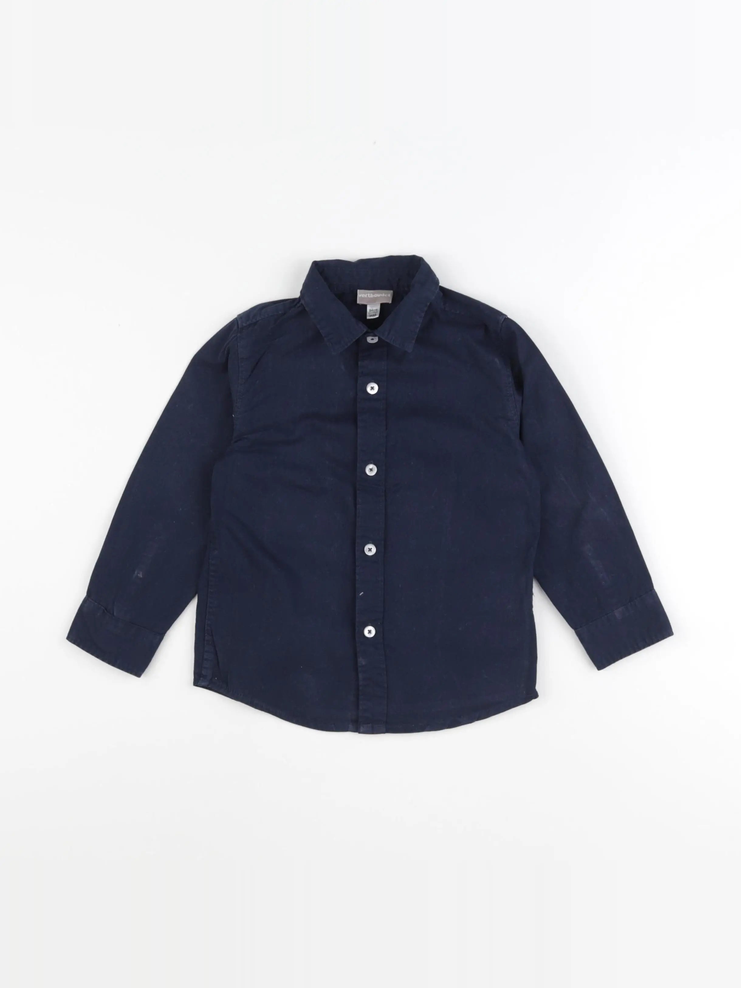 Vertbaudet - chemise bleu - 3 ans