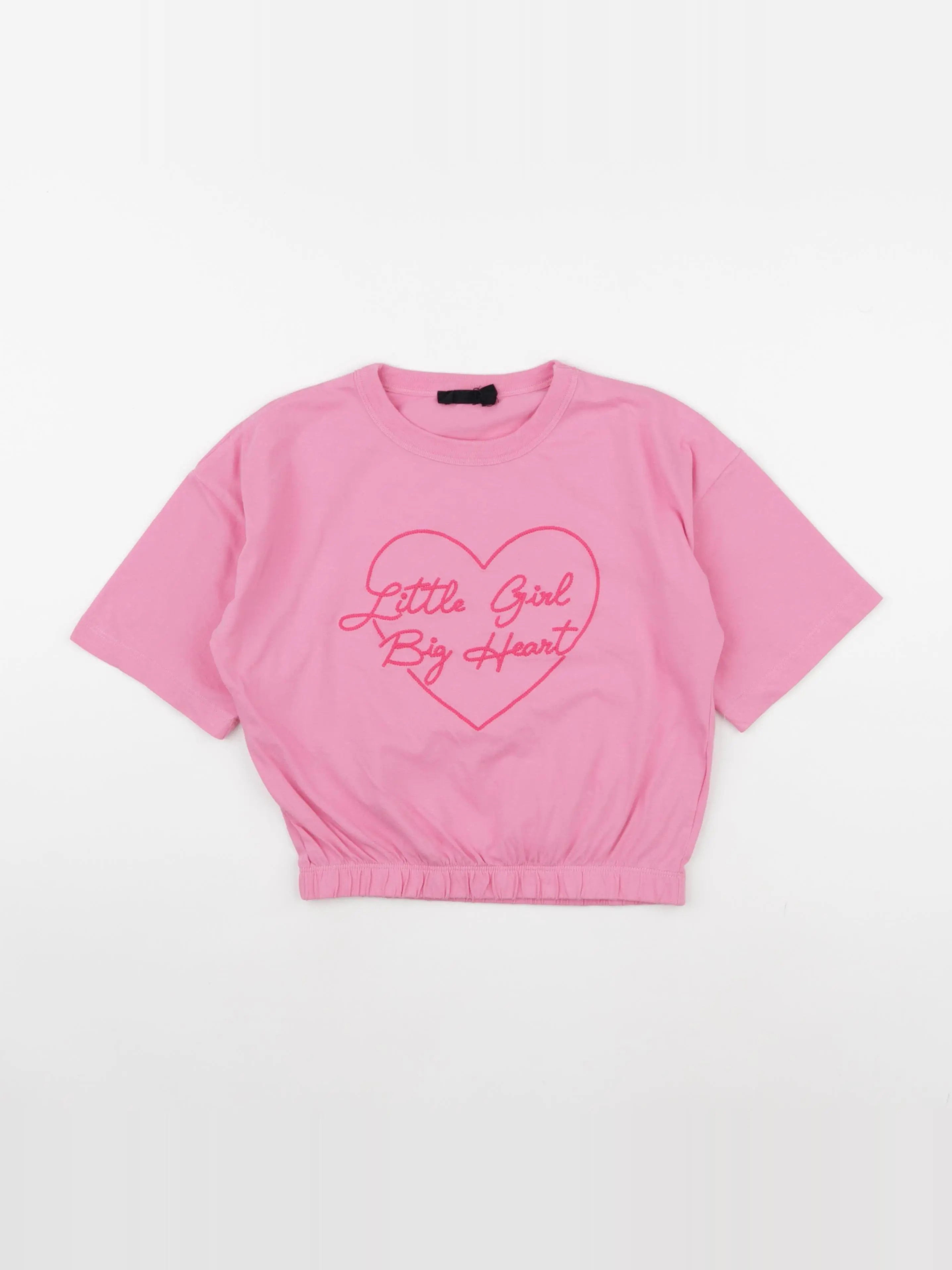 Monoprix - tee-shirt rose - 10 ans