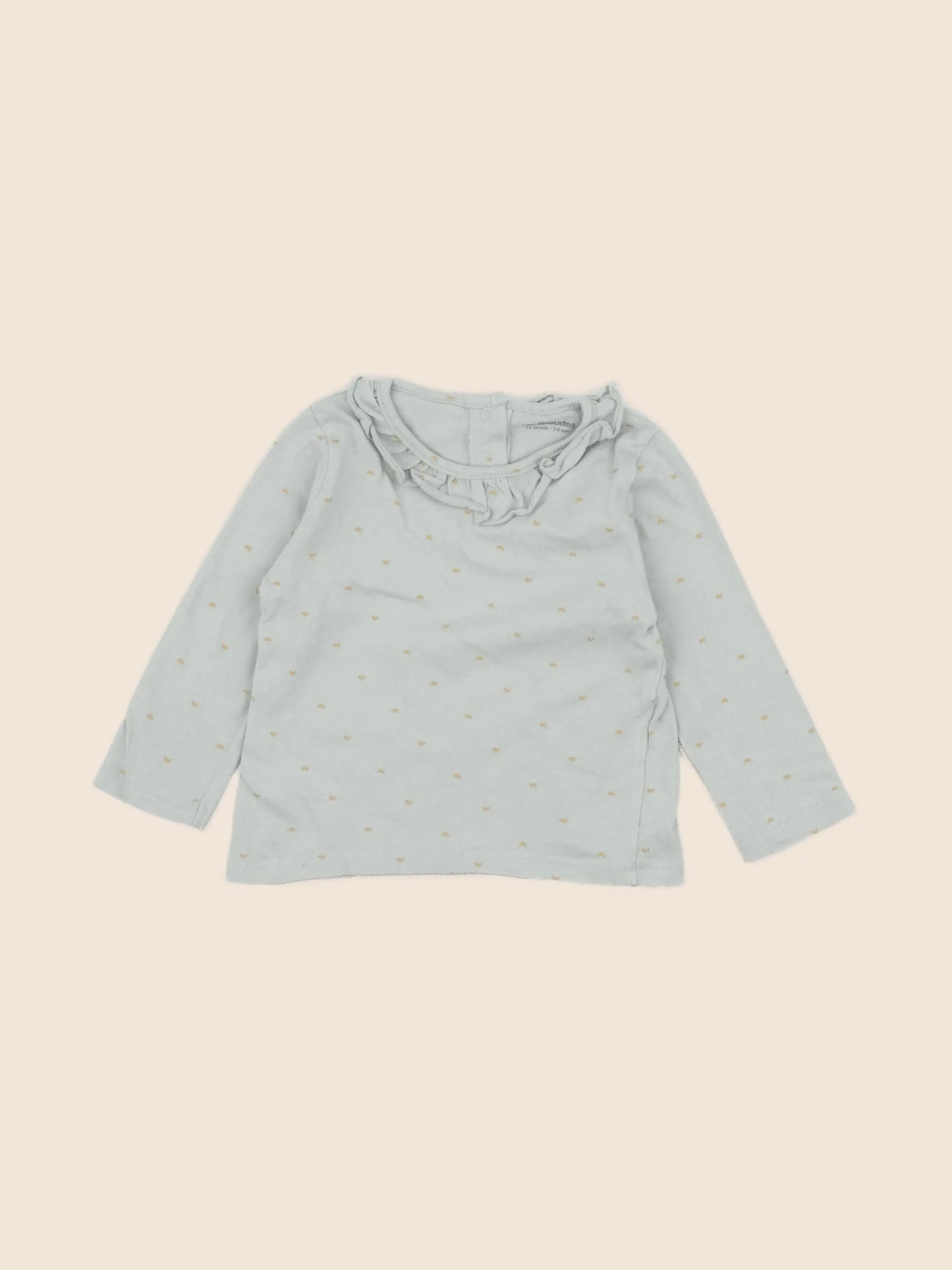Vertbaudet - tee-shirt vert - 12 mois