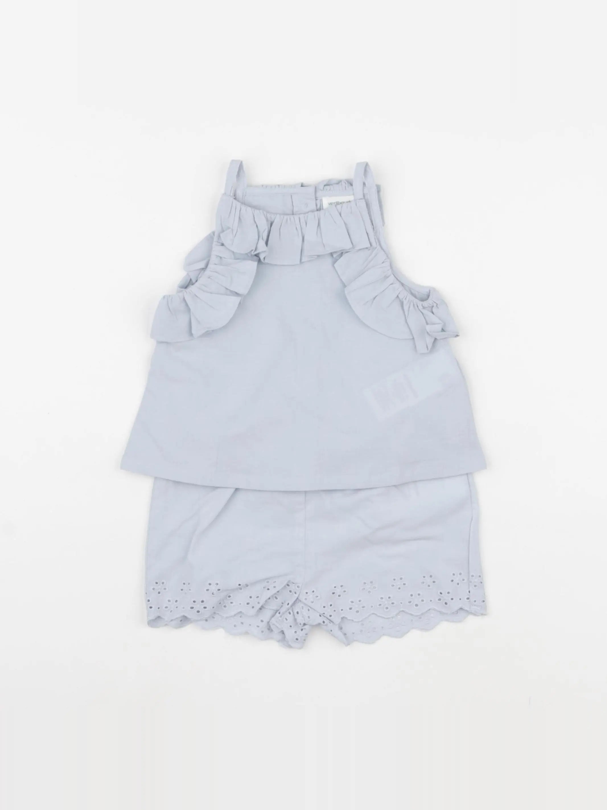 Vertbaudet - ensemble bleu - 12 mois