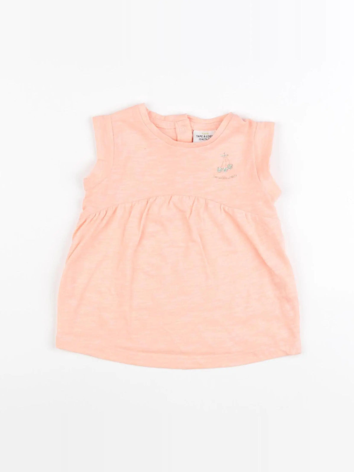 Tape à l'oeil - tee-shirt orange - 12 mois