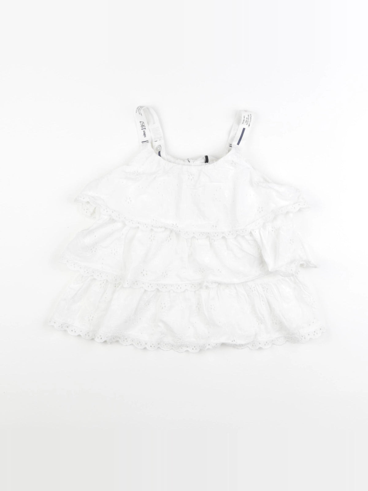 IKKS - blouse blanc - 8 ans