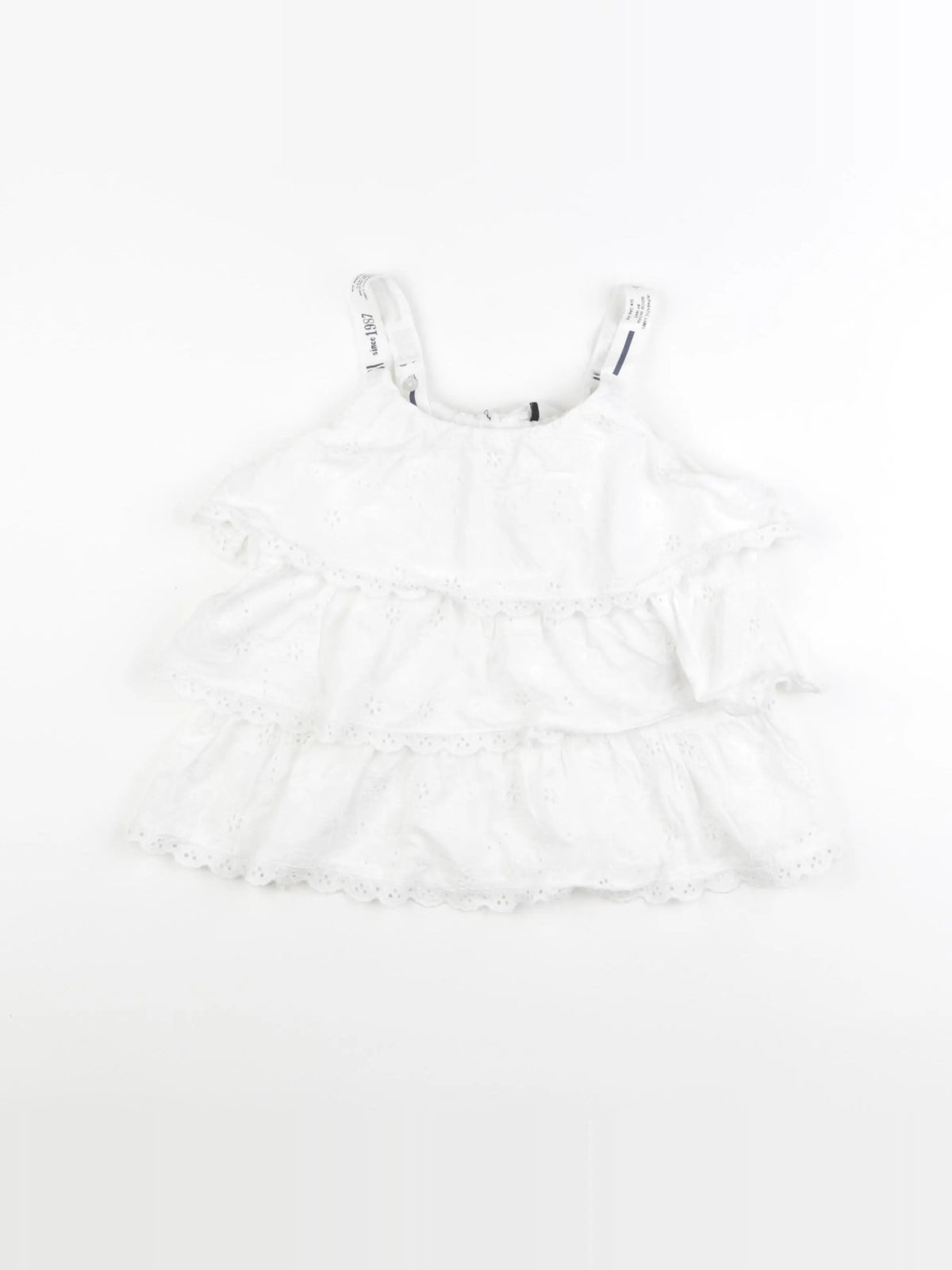 IKKS - blouse blanc - 8 ans