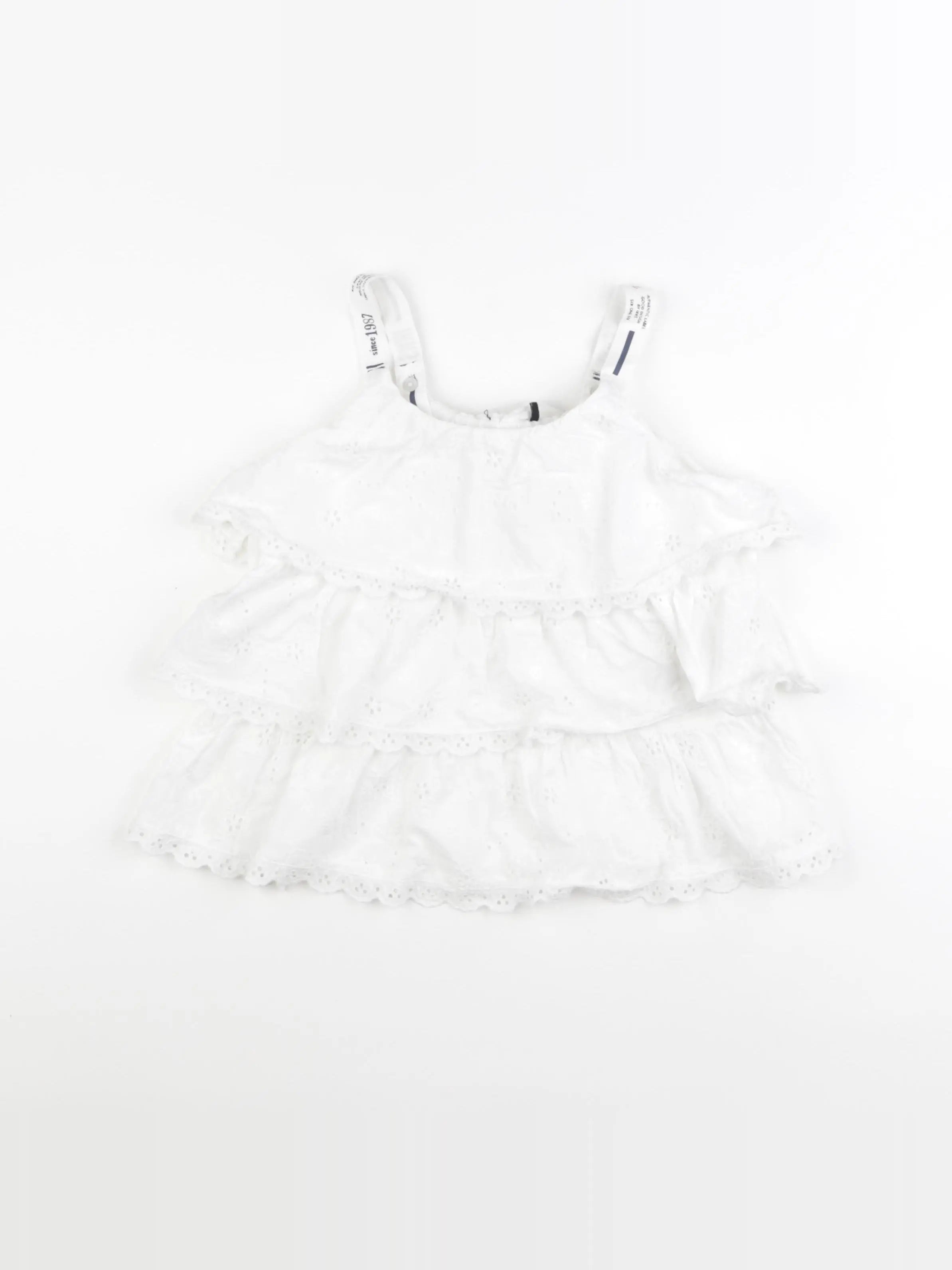 IKKS - blouse blanc - 8 ans